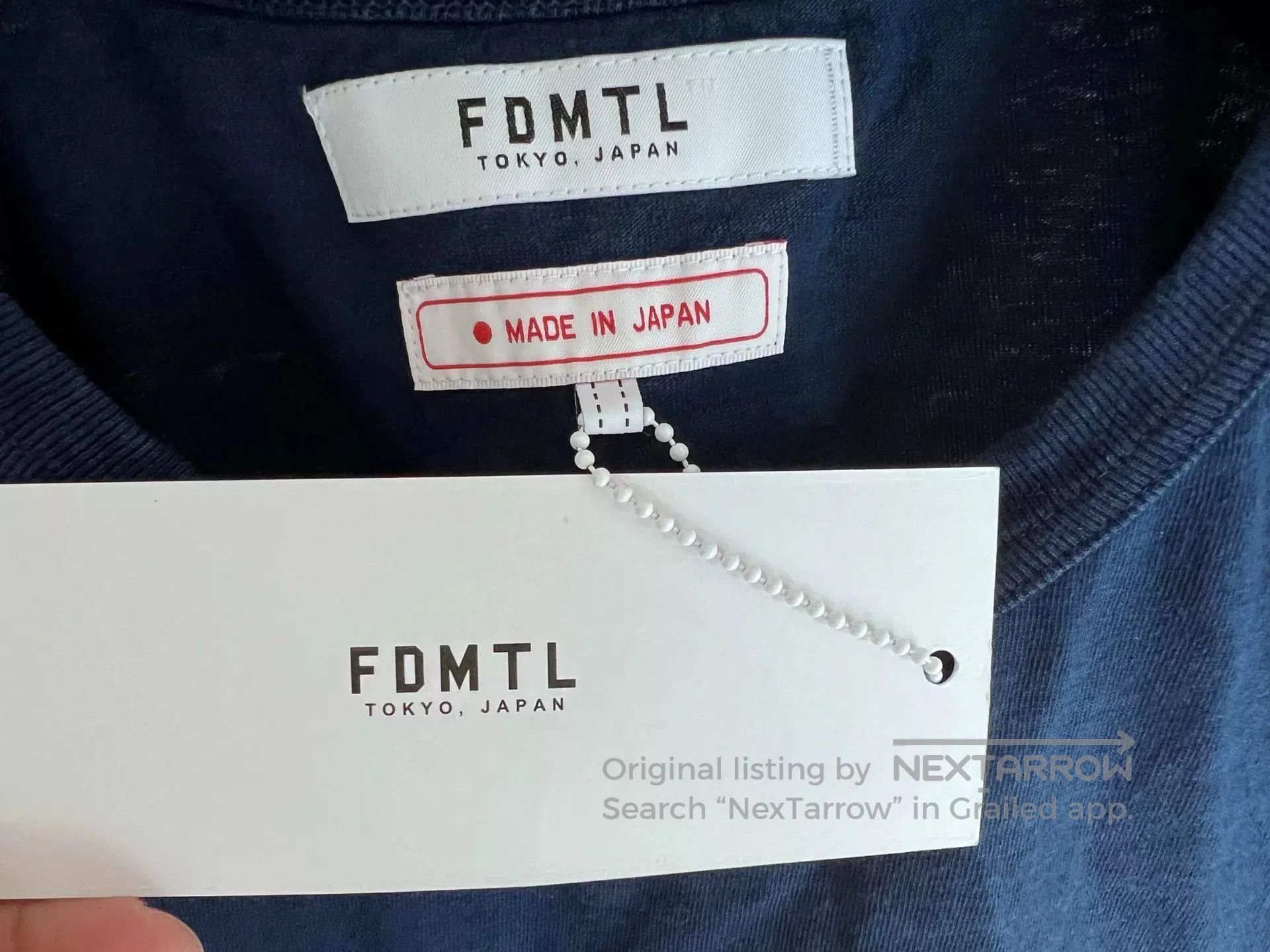 FDMTL fdmtl Chest Large Embroidery Tee. Size US L / EU 52-54 / 3 - 3 Thumbnail