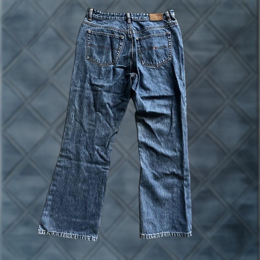 Tommy Hilfiger Tommy Hilfiger Jeans Size 12P Blue Straight Casual Snap Front Retro Y2K Womens Size 34" / US 12 / IT 48 - 1 Thumbnail