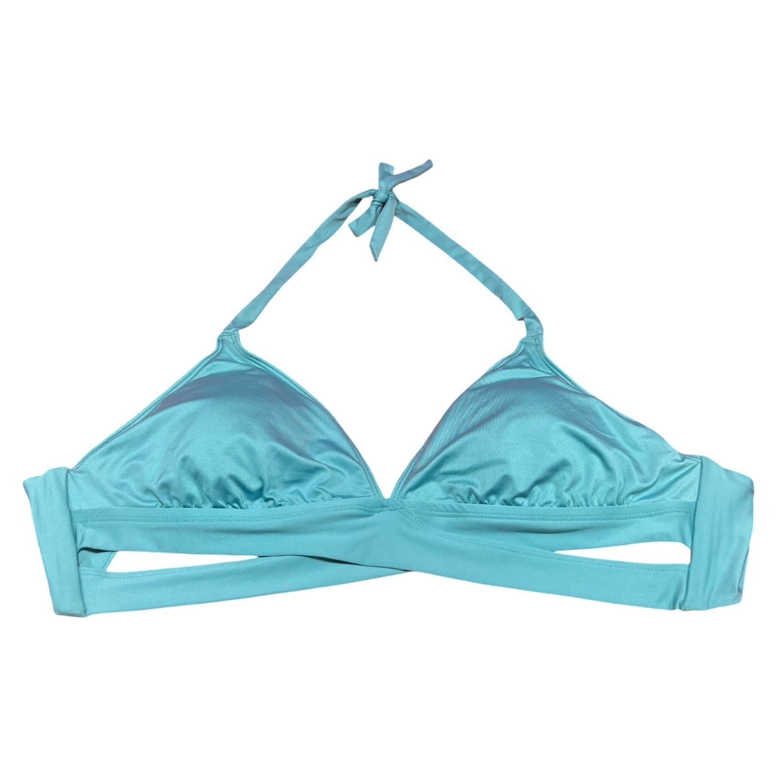 Other Shade & Shore - Women's Triangle Bralette Faux Wrap Halter B Size ONE SIZE - 1 Thumbnail