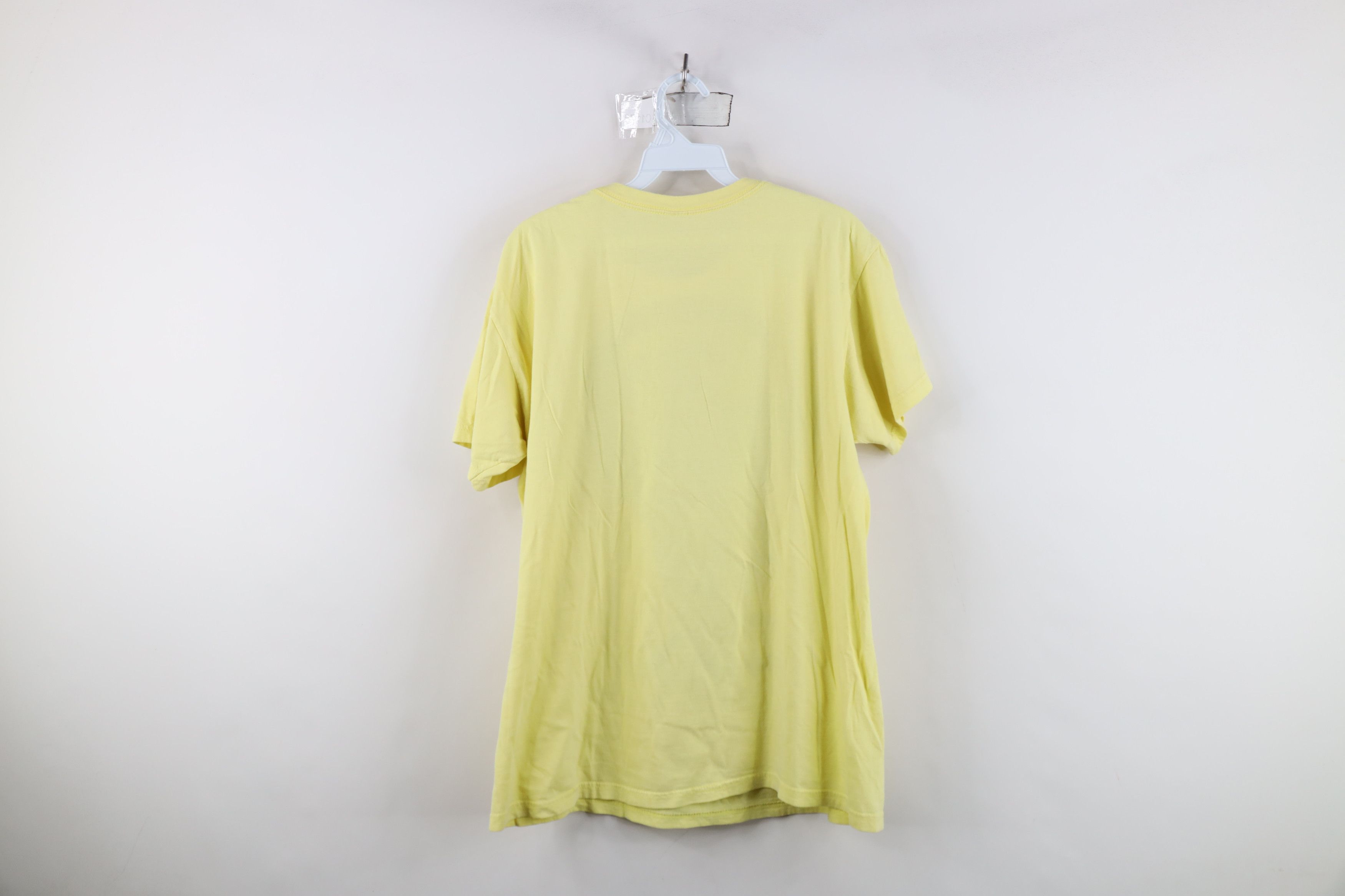 Vintage Vintage 90s Y2K Streetwear Skull Music DJ T-Shirt Yellow Size US L / EU 52-54 / 3 - 10 Thumbnail