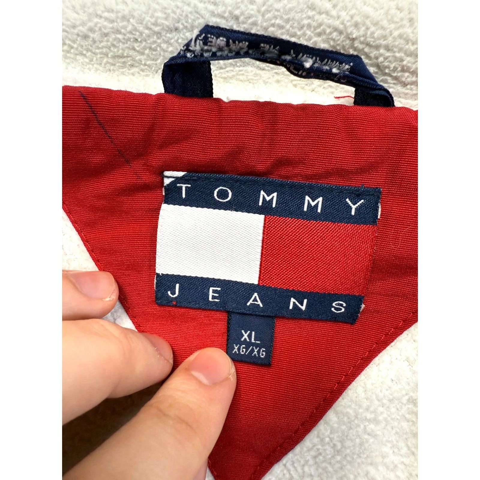 Tommy Hilfiger Vintage Tommy Hilfiger Jeans Jacket mens XL Blue Sailing 3-in-1 Jacket Size US 36 / EU 52 - 3 Thumbnail