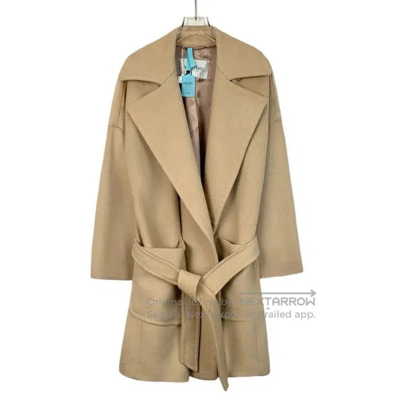 Max Mara MaxMara Brown Women's Coat Size S . Size S / US 4 / IT 40 - 1 Thumbnail