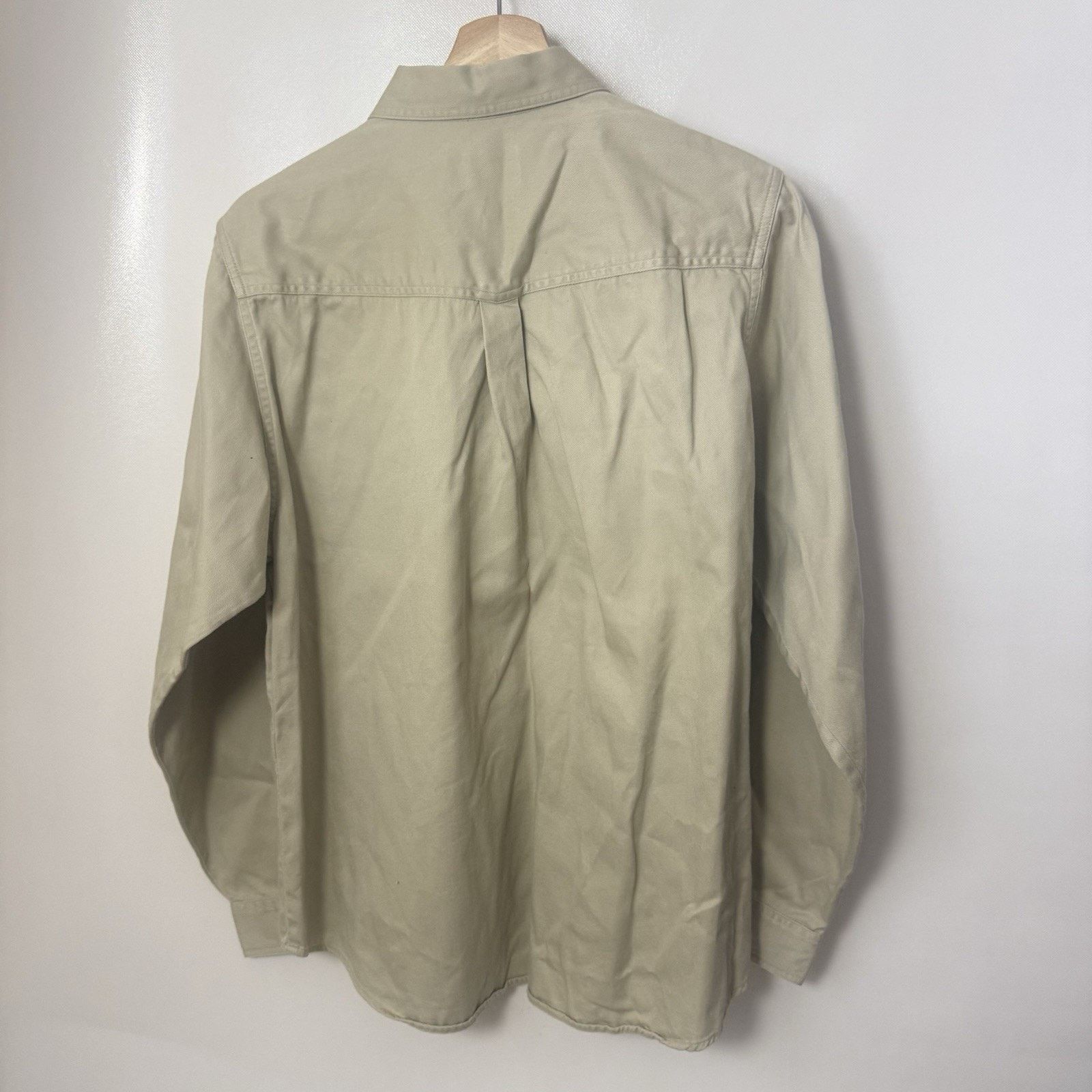Roper Roper Shirt 100% Cotton Tan Embroidered Button Up Rodeo Size L / US 10 / IT 46 - 2 Thumbnail