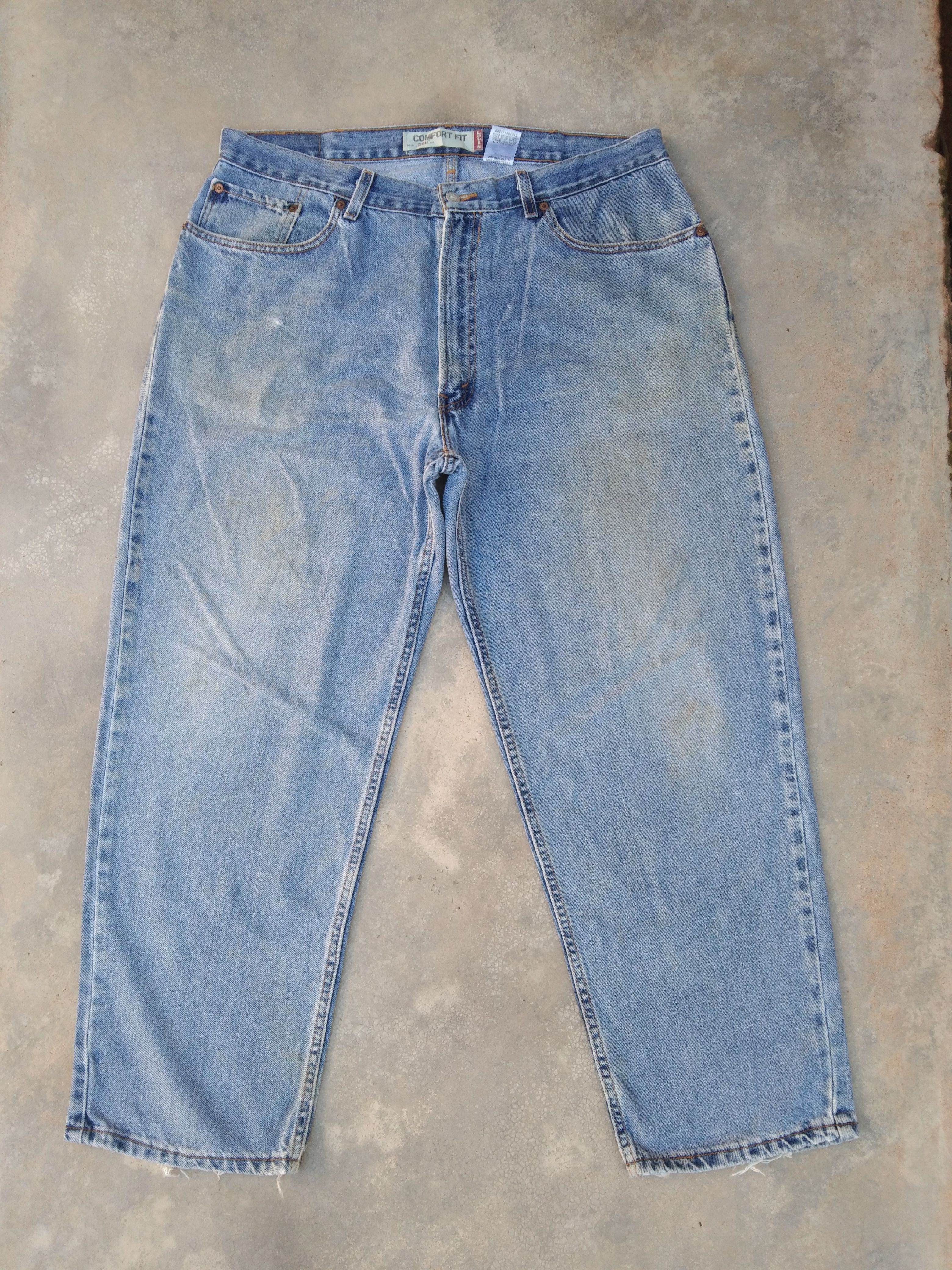 Vintage Vintage Levi's Jeans 560 Baggy Jnco Distressed Denim 38x30 ...
