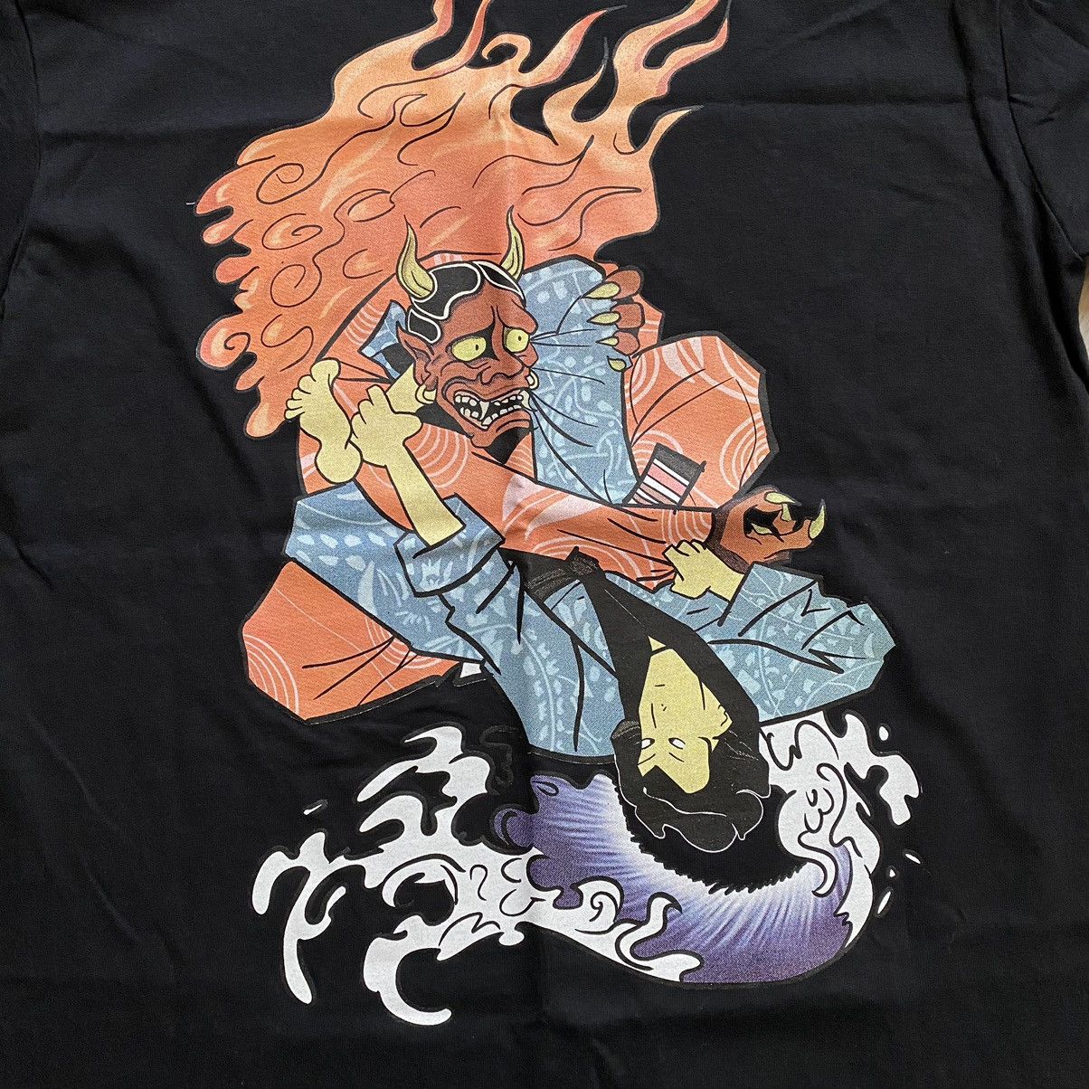 Japanese Brand NOT TODAY JAPANESE PRINT MMA BRAND DRAGON T SHIRT Size US M / EU 48-50 / 2 - 3 Thumbnail