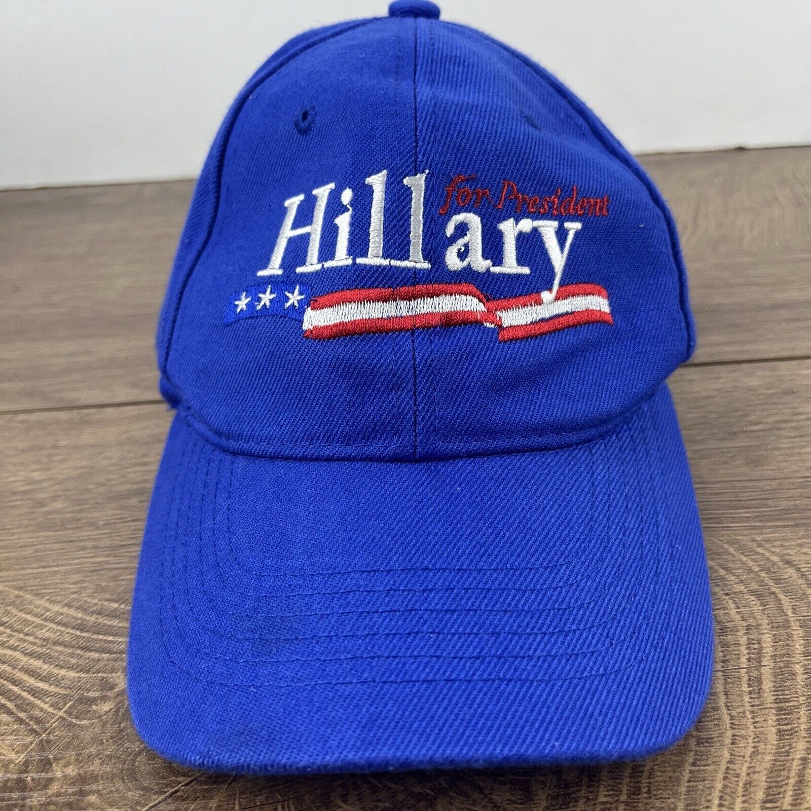 Other Hillary Clinton Hat Hillary for President Blue Cap Adjustabl Size ONE SIZE - 6 Thumbnail