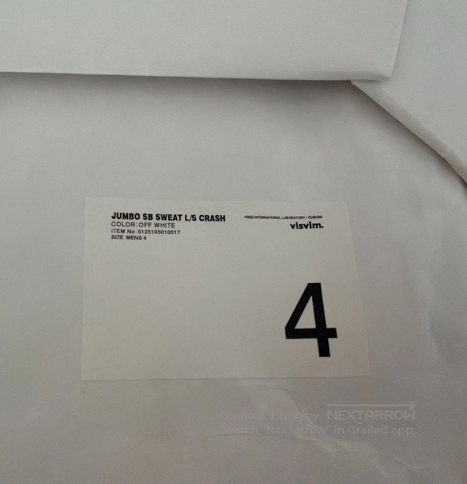 Visvim VISVIM 25SS JUMBO SB SWEAT L/S. Size US XL / EU 56 / 4 - 4 Thumbnail