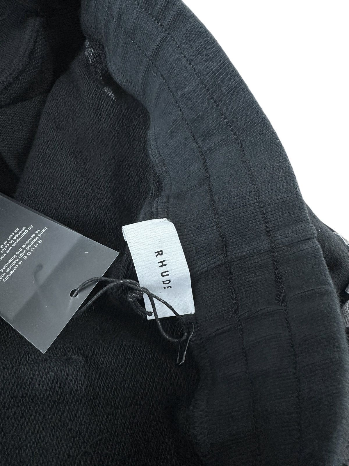 Rhude SzXL Allover Print Black Sweat Pants Size US 34 / EU 50 - 9 Thumbnail