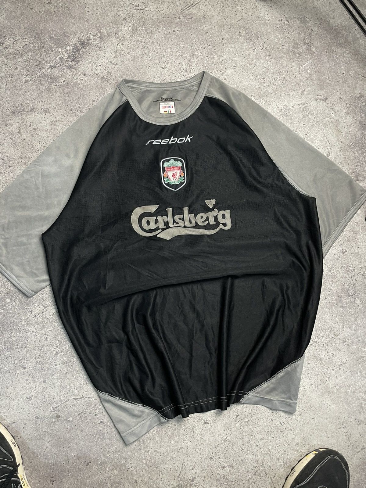 Reebok 2000s Reebok Liverpool Vintage Soccer Jersey T-Shirt Tee Size US XL / EU 56 / 4 - 2 Thumbnail