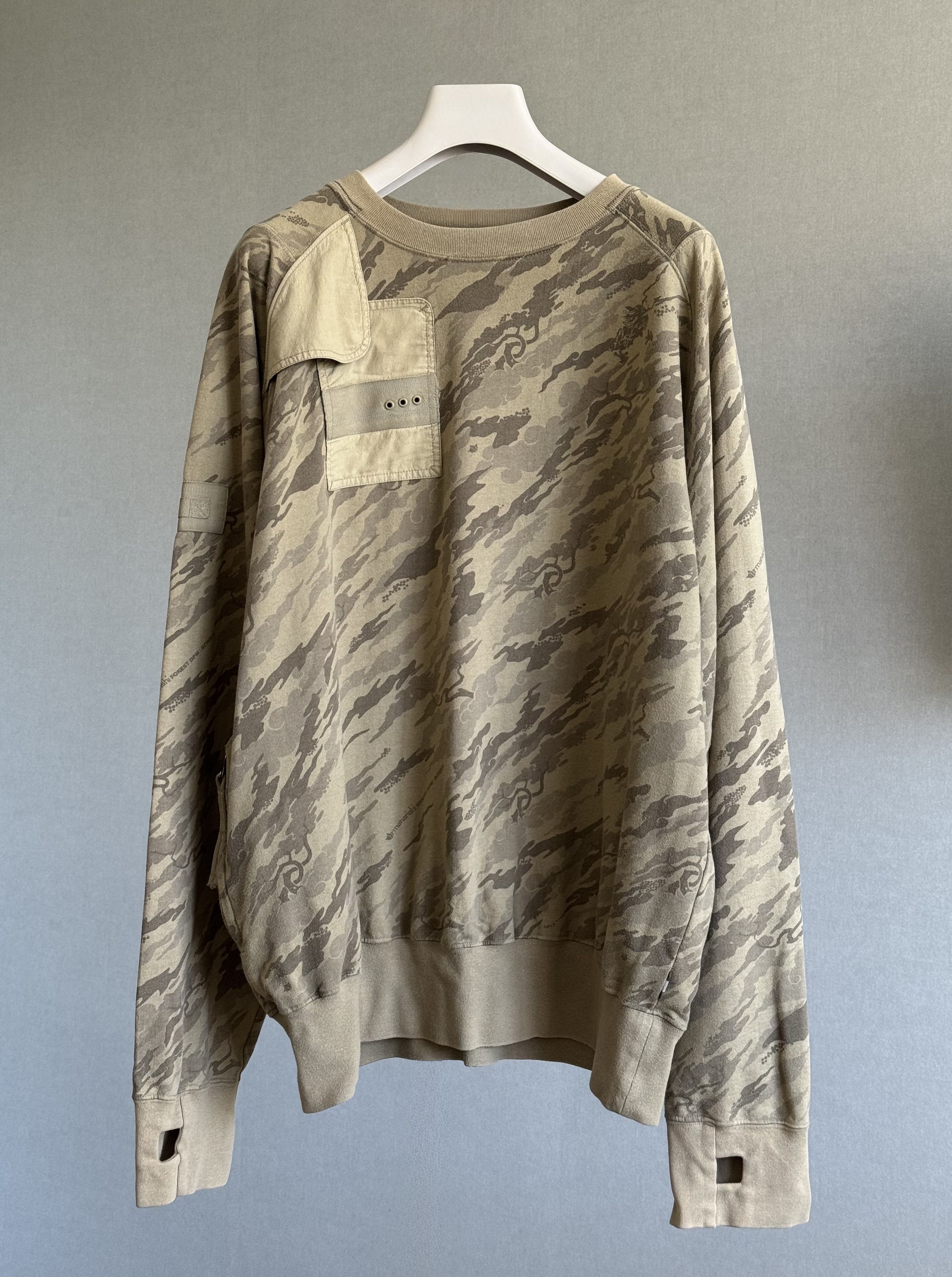 Maharishi camo sweatshirt