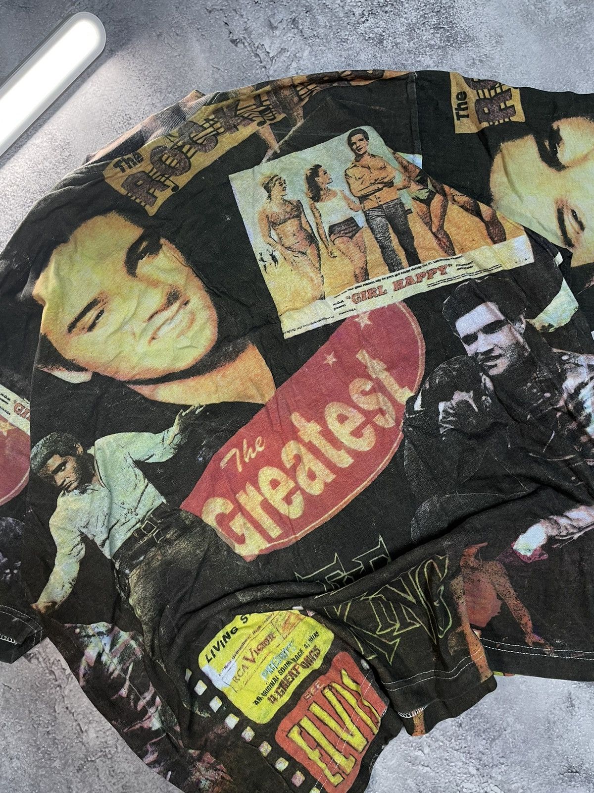 Band Tees Vtg The Smiths x Elvis Presley AOP Band Tee M Size US L / EU 52-54 / 3 - 10 Thumbnail