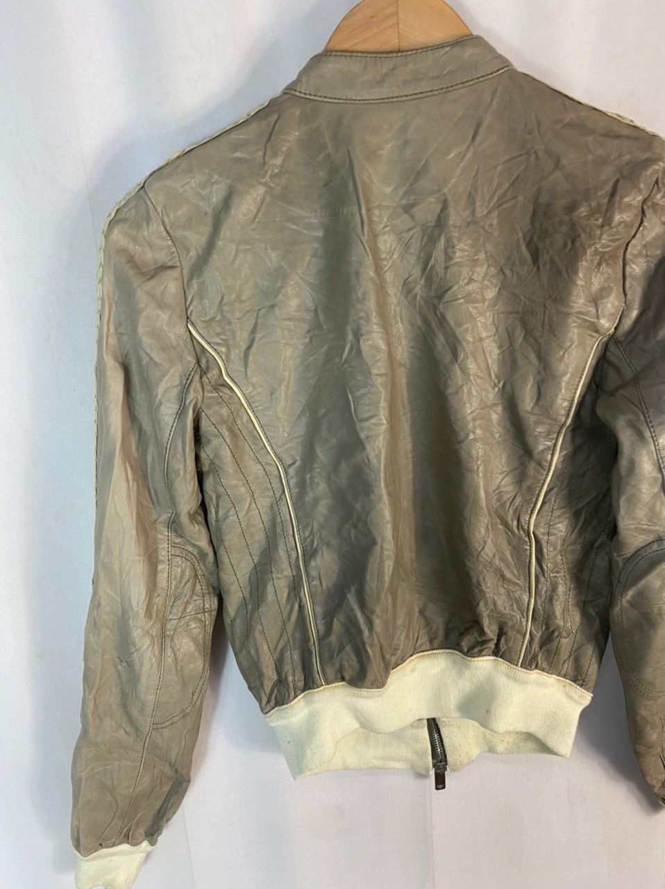 Emporio Armani Emporio armani leather zipper jacket Size S / US 4 / IT 40 - 13 Thumbnail