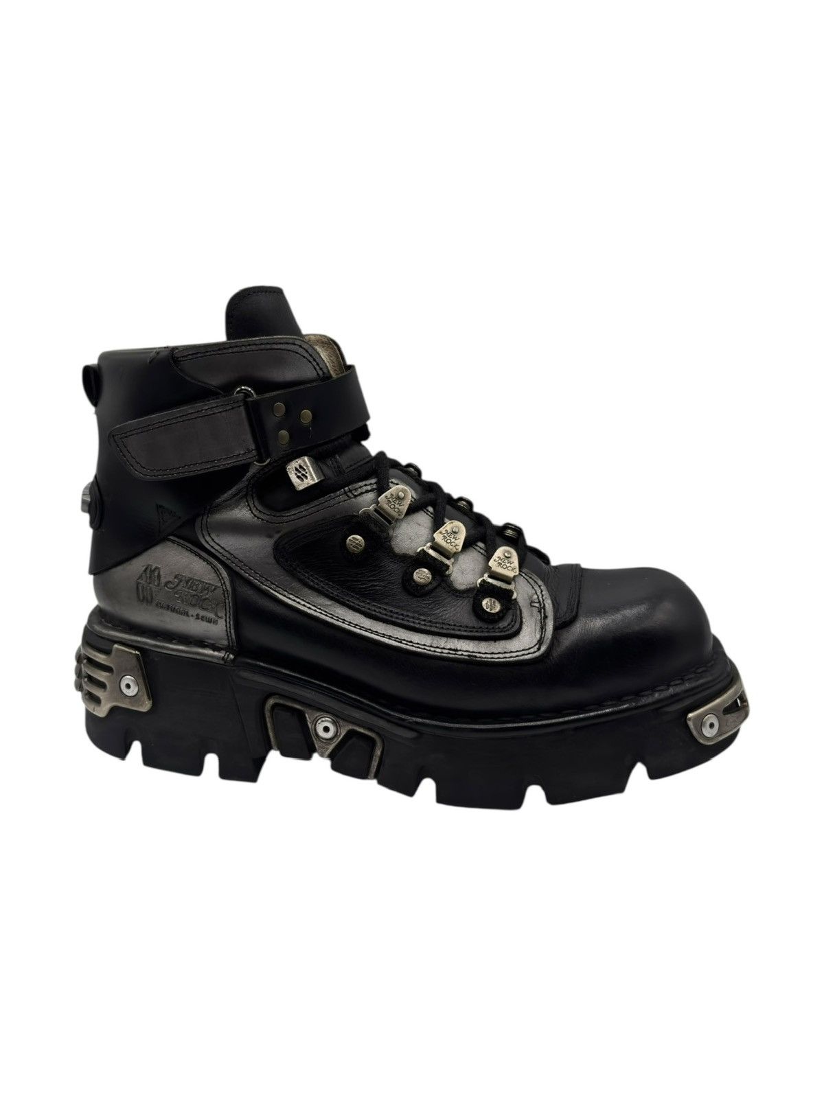 New Rock Vintage New Rock grey ankle reactor boots Size 43 Size US 10 / EU 43 - 5 Thumbnail