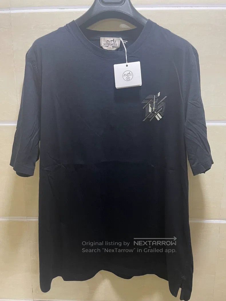 Hermes Hermes Short-sleeve t-shirt (hooded) Size US L / EU 52-54 / 3 - 1 Thumbnail