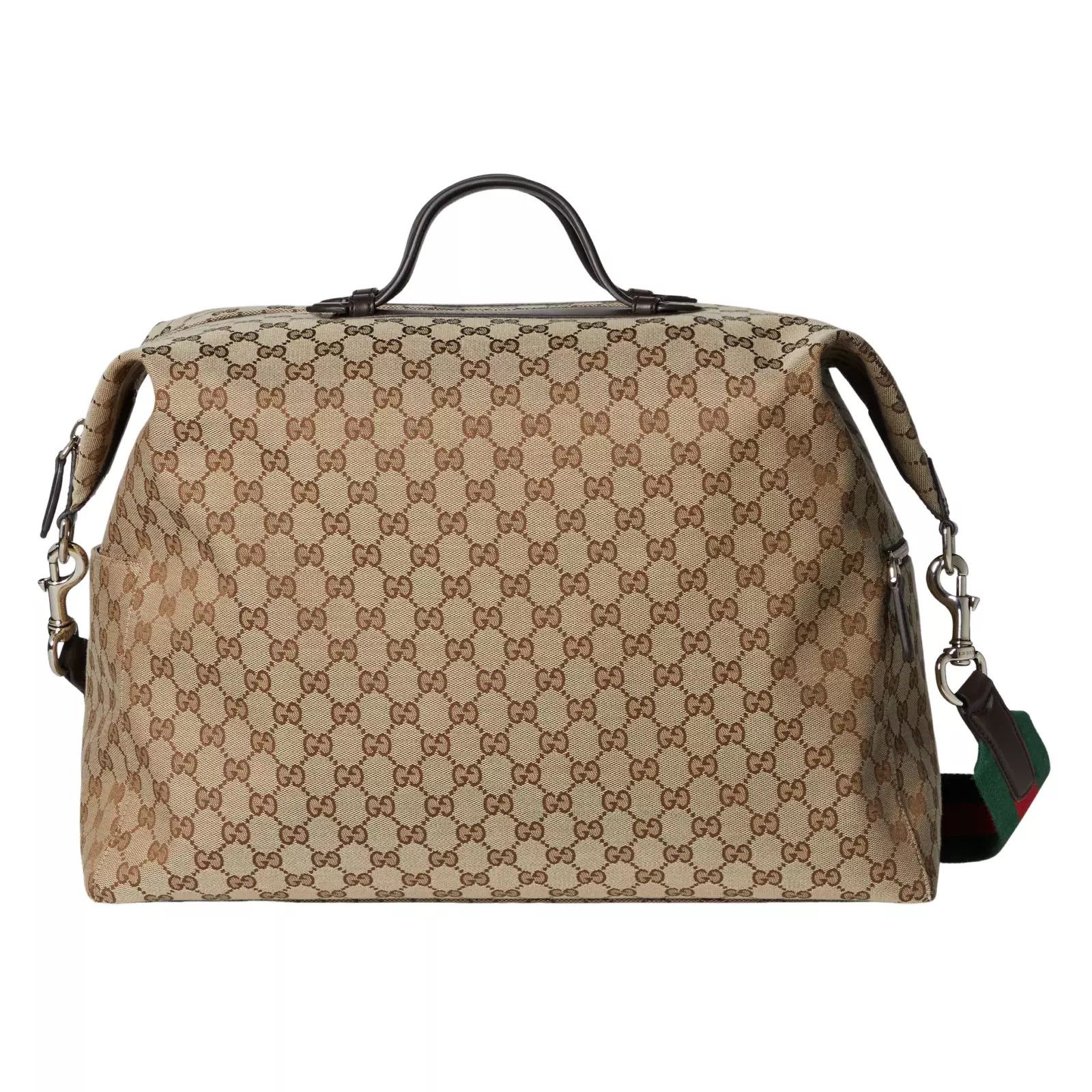 Gucci GUCCI Beige/Brown GG Canvas Duffle New & Auth Size ONE SIZE - 1 Thumbnail