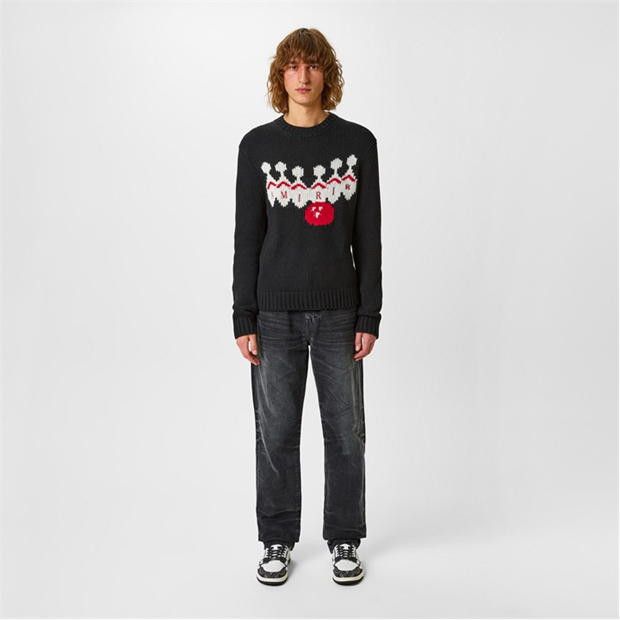 Amiri AMIRI Bowling Crewneck Jumper Size US M / EU 48-50 / 2 - 5 Thumbnail