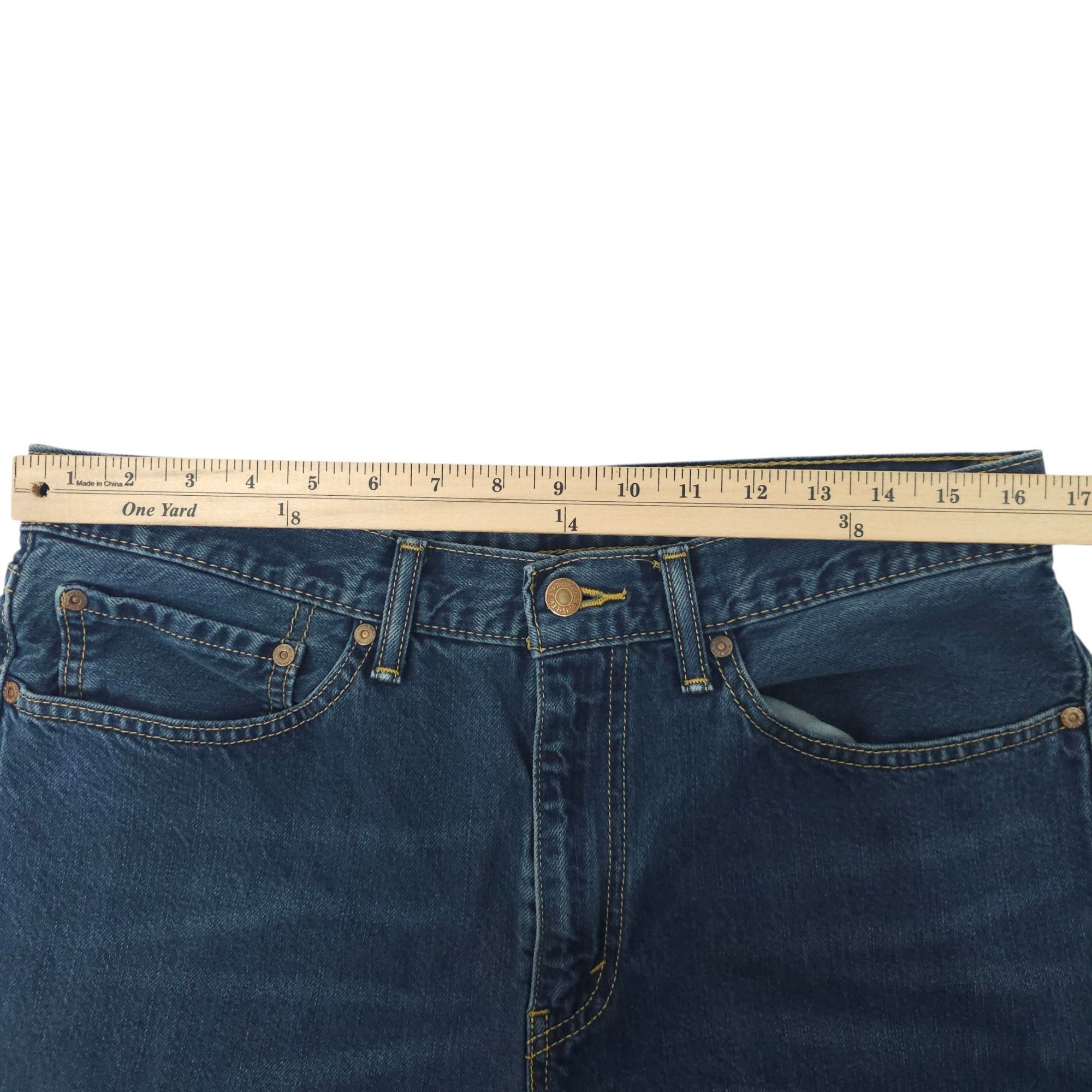 Levi's Levis 505 Straight Leg Jeans Mens 34x34 Regular Fit Size US 34 / EU 50 - 3 Thumbnail