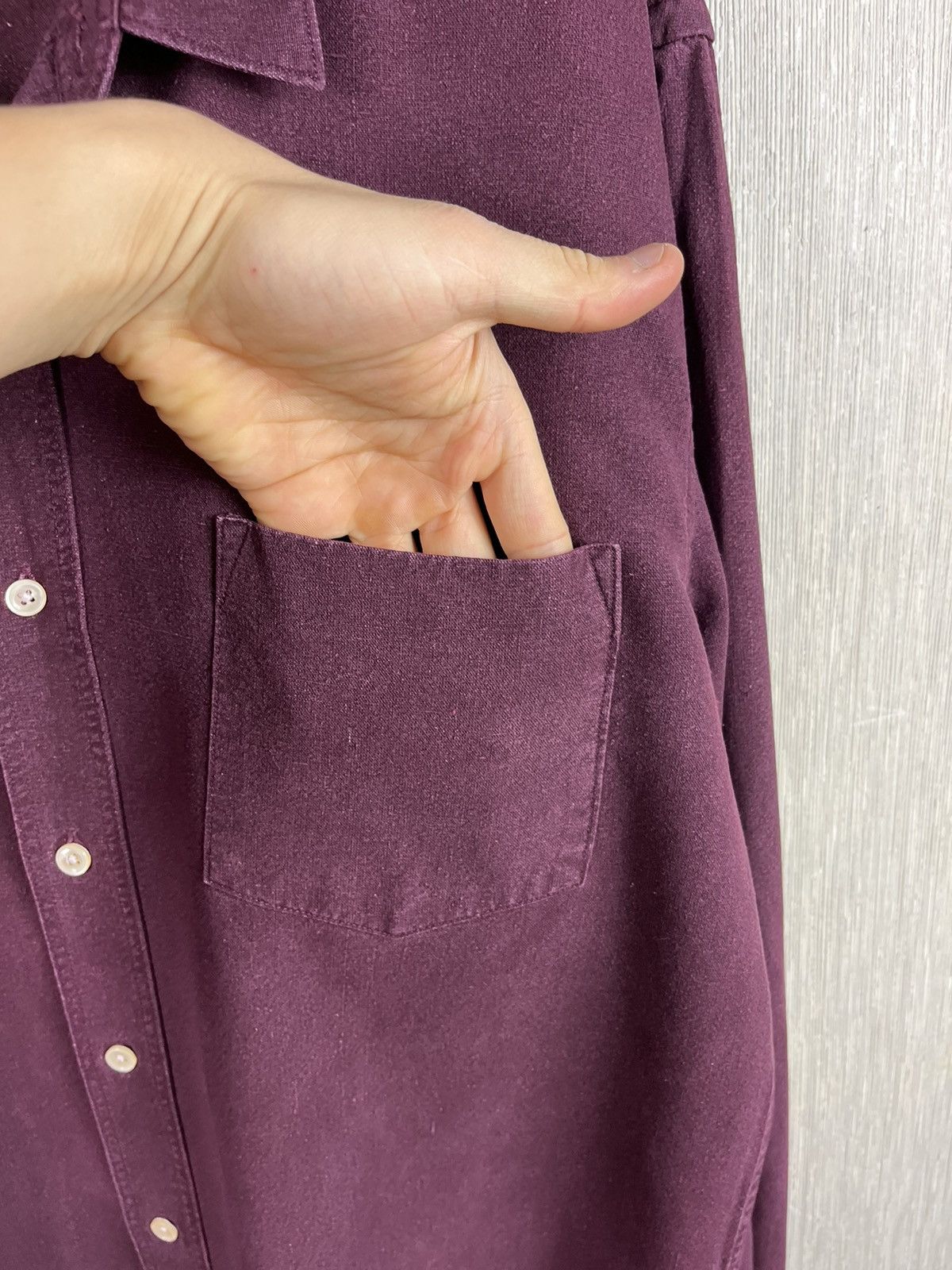 Our Legacy Our Legacy raw silk classic shirt with pocket casual Size US L / EU 52-54 / 3 - 20 Thumbnail