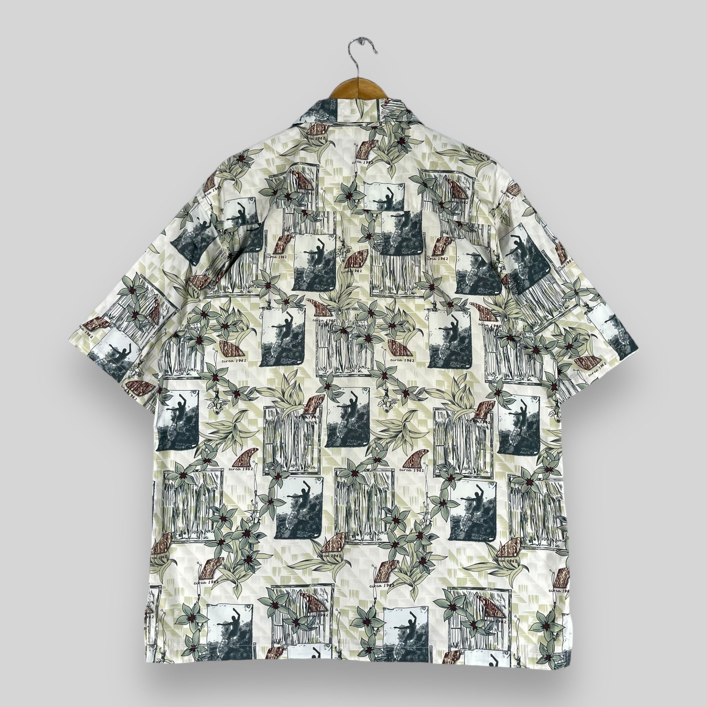 Ocean Pacific × Vintage Vintage OCEAN PACIFIC Hawaii Floral Shirt Button Up Size US L / EU 52-54 / 3 - 6 Thumbnail
