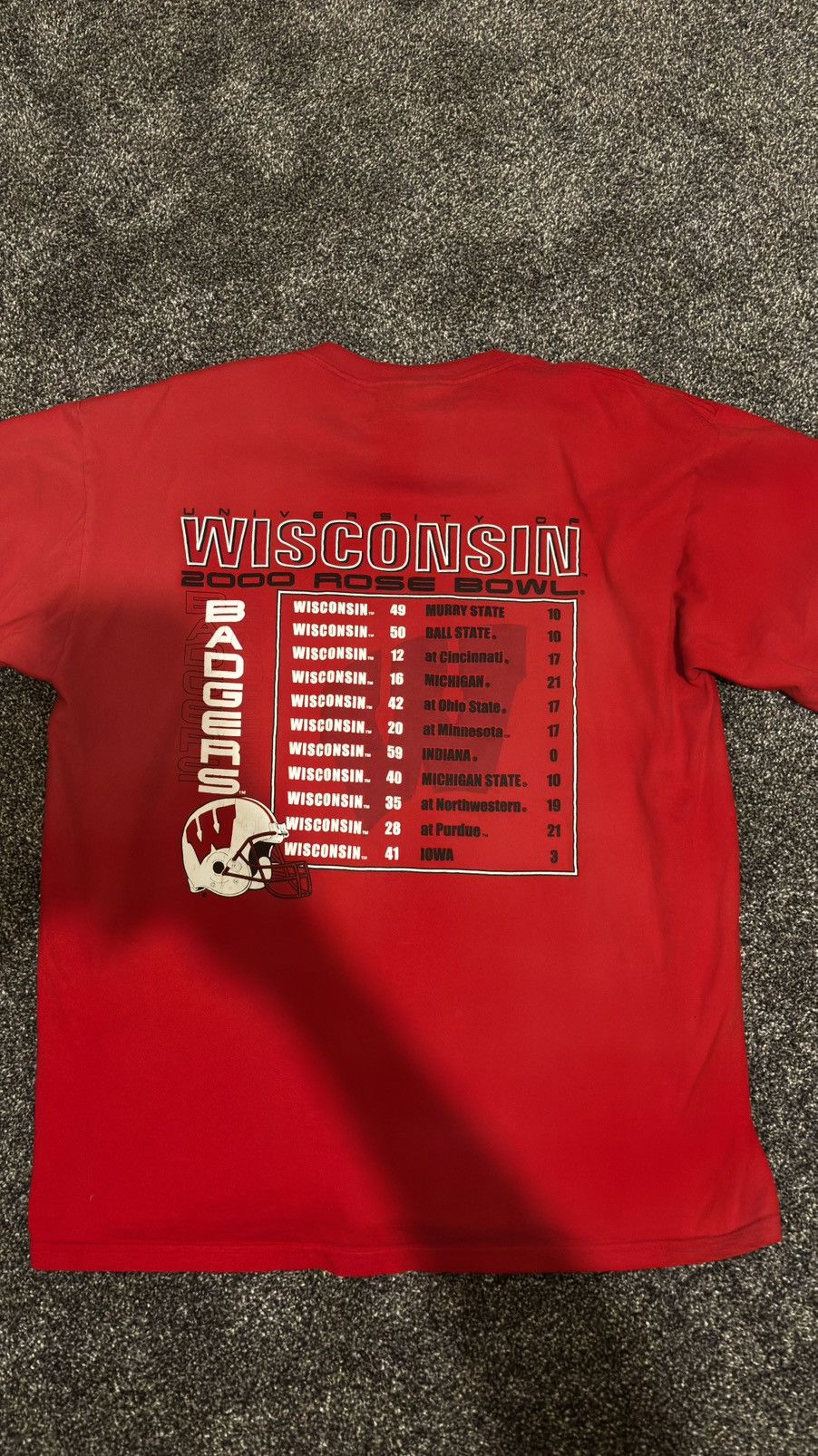 Jansport Vintage Red Jansport University of Wisconsin 2000 Rose bowl Size US XL / EU 56 / 4 - 4 Thumbnail