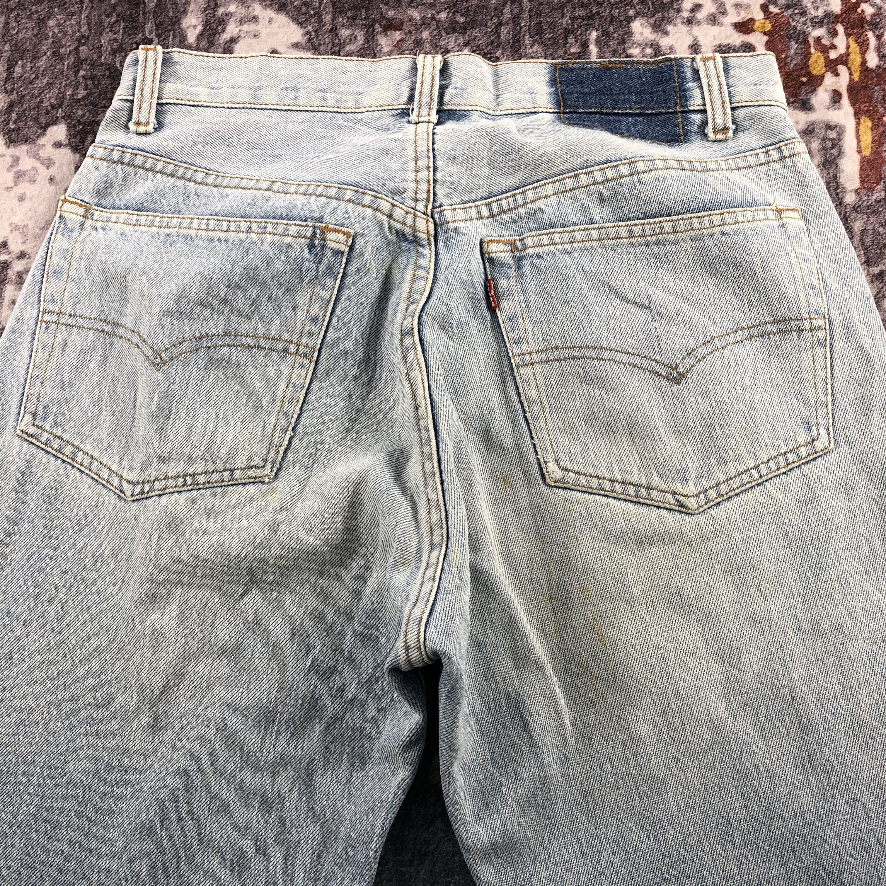 Levi's Vintage 80s Light Wash Levis 501 Jeans-JM2247 Size US 30 / EU 46 - 5 Thumbnail