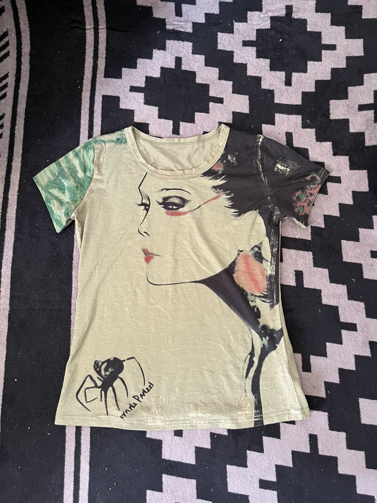 Hysteric Glamour 2000s Touhou kaji Japanese face tshirt Size US M / EU 48-50 / 2 - 1 Thumbnail