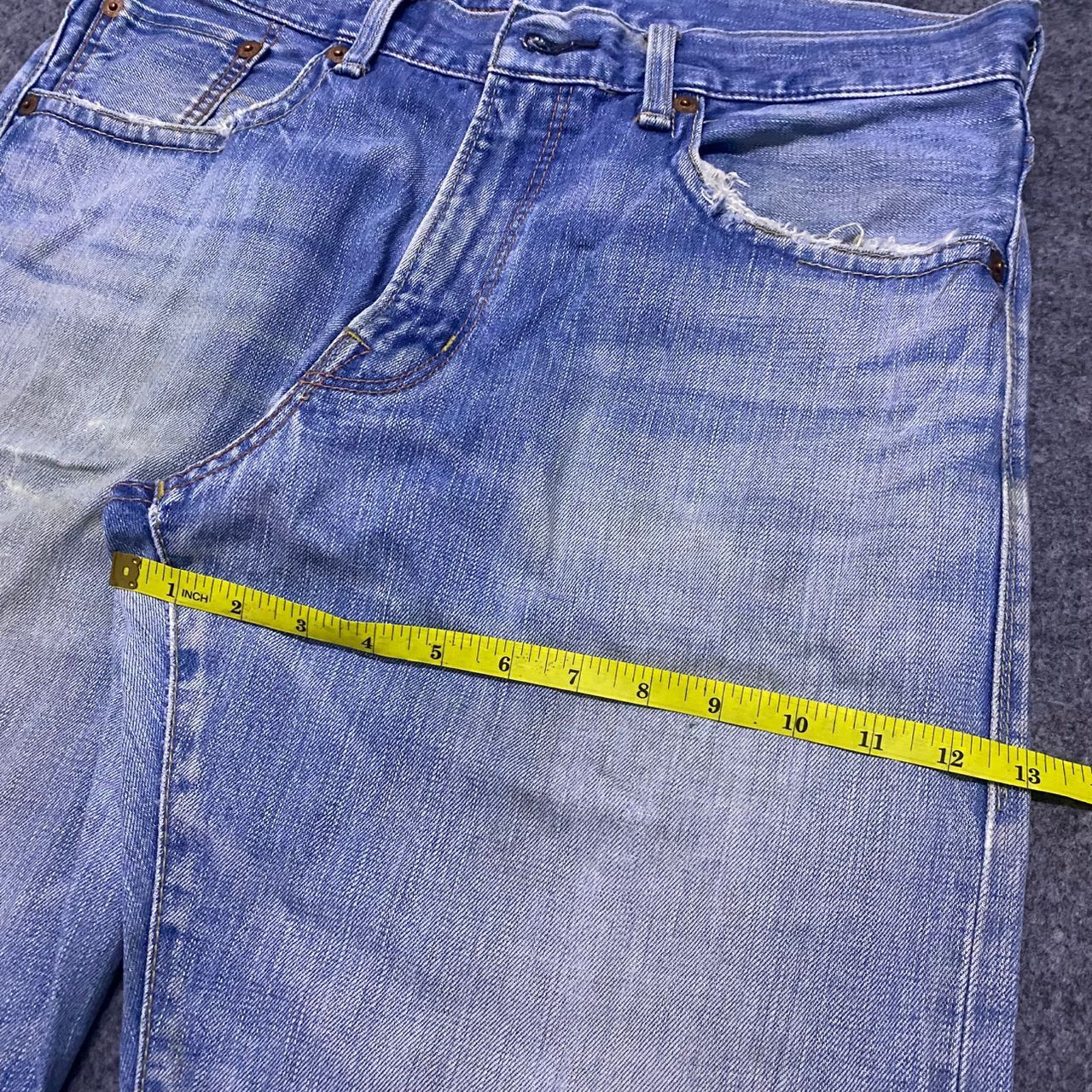 If Six Was Nine 💥Best Offer💥Vintage Edwin ED Selvegde Distressed Denim Size US 36 / EU 52 - 5 Thumbnail