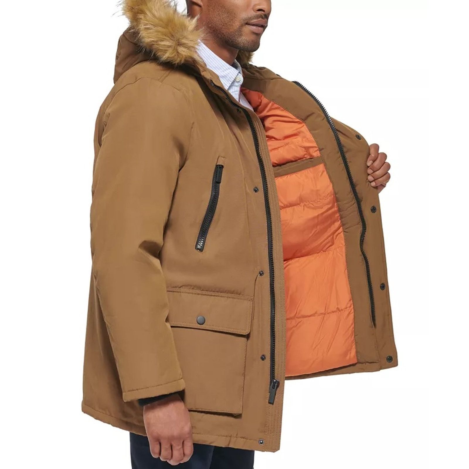 Club Room Club Room Men's Tan Water-Resistant Winter Parka Size S Size US S / EU 44-46 / 1 - 4 Thumbnail