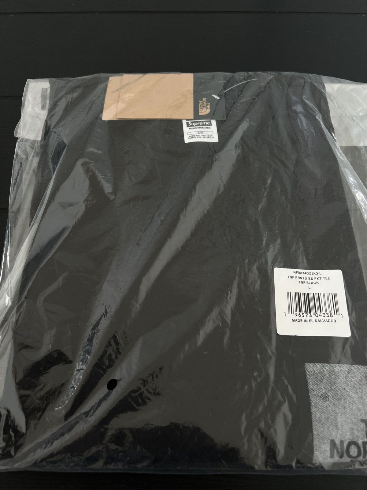 Supreme The North Face Printed Pocket Tee Black Large