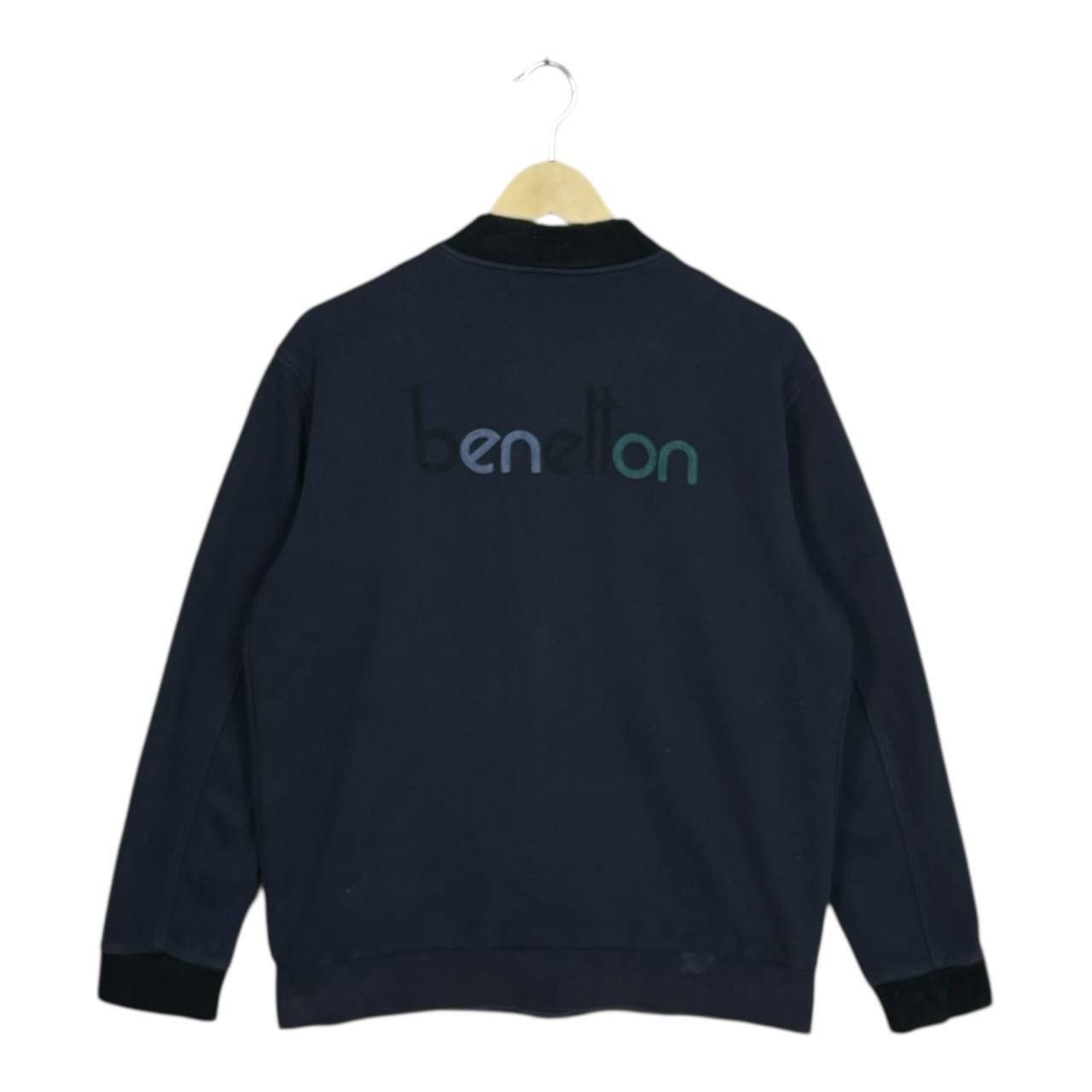 Benetton Vintage Stile Benetton 90s Embroidered Bomber Jacket L Size US L / EU 52-54 / 3 - 2 Thumbnail