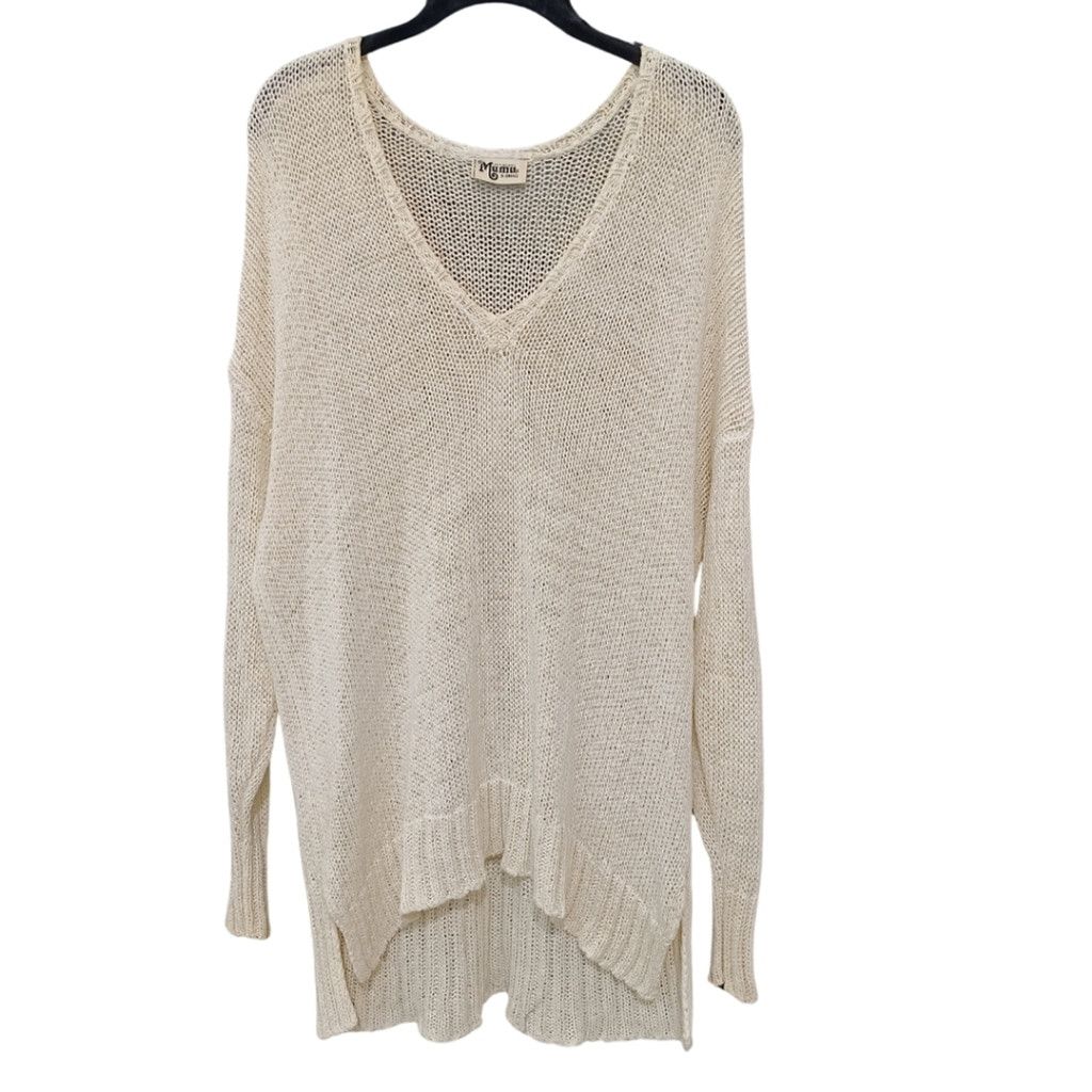 Show Me Your MuMu Show Me Your Mumu Anya Sweater ~ Off White Knit Size XS / US 0-2 / IT 36-38 - 3 Thumbnail