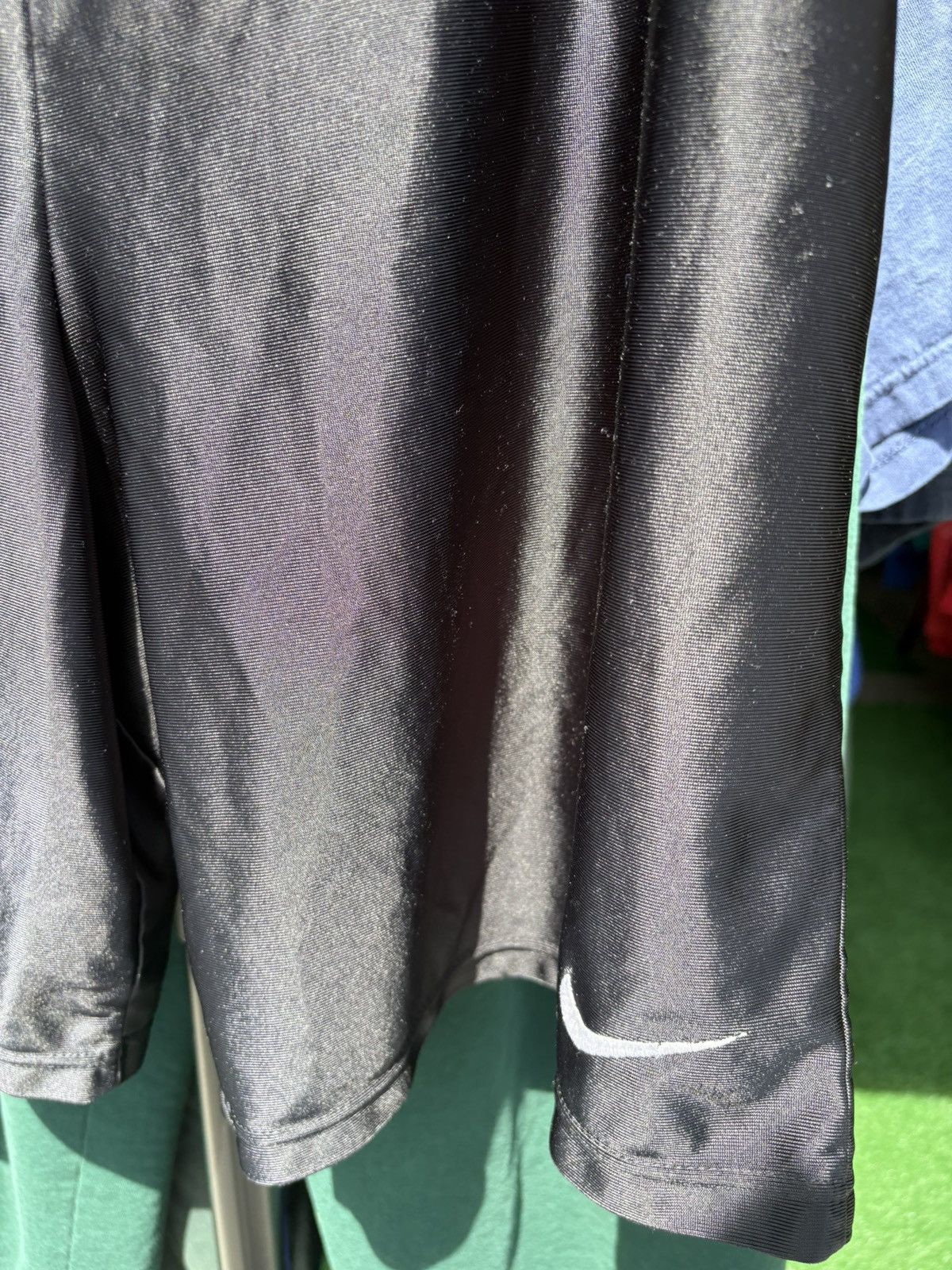 Nike × Vintage Vintage 1990s Nike Black Swoosh Shorts Size US 38 / EU 54 - 4 Thumbnail