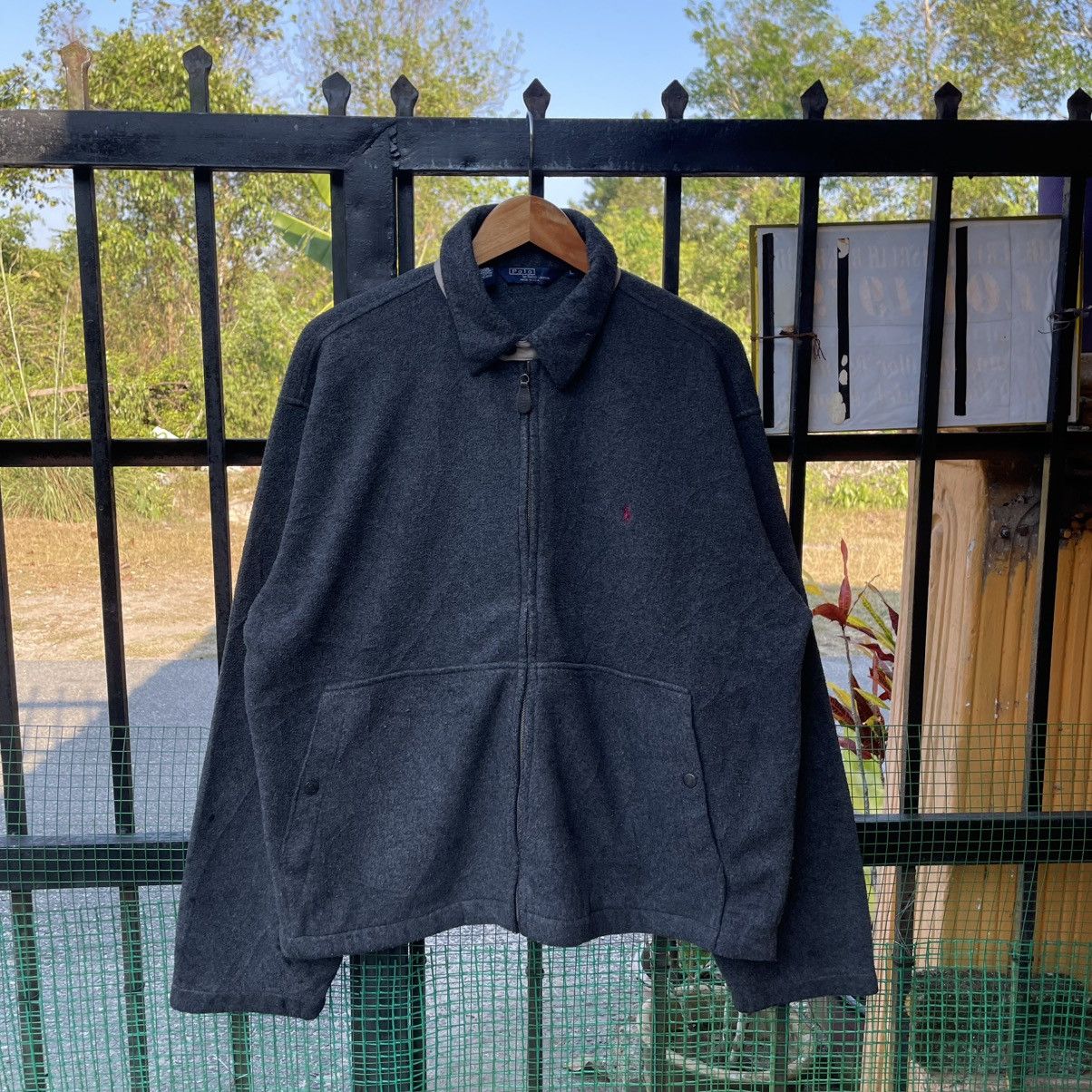 Polo Ralph Lauren 🔥Vintage 90s Polo Ralph Lauren Full Zipper Fleece Jacket Size US L / EU 52-54 / 3 - 1 Thumbnail