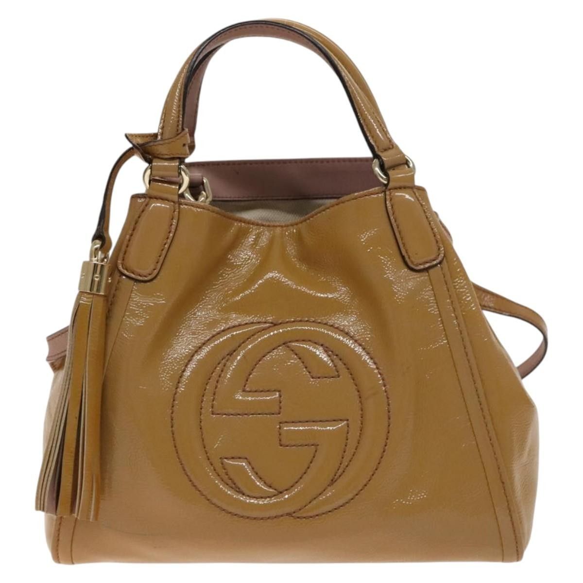 Gucci Gucci Soho Convertible Shoulder Patent Size ONE SIZE - 1 Thumbnail