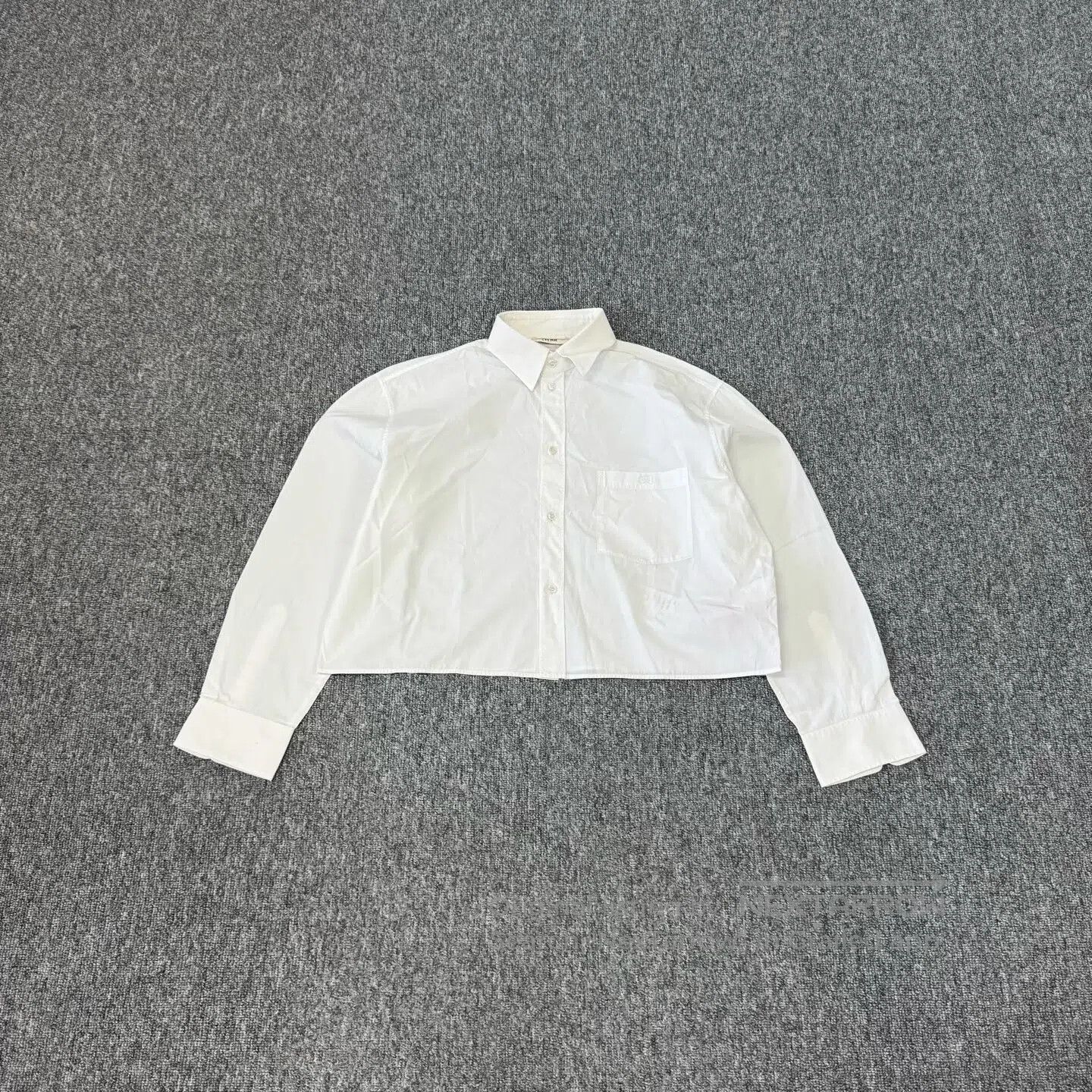 Celine CELINE SIZE 38 Embroidered logo short shirt| Size XL / US 12-14 / IT 48-50 - 1 Thumbnail