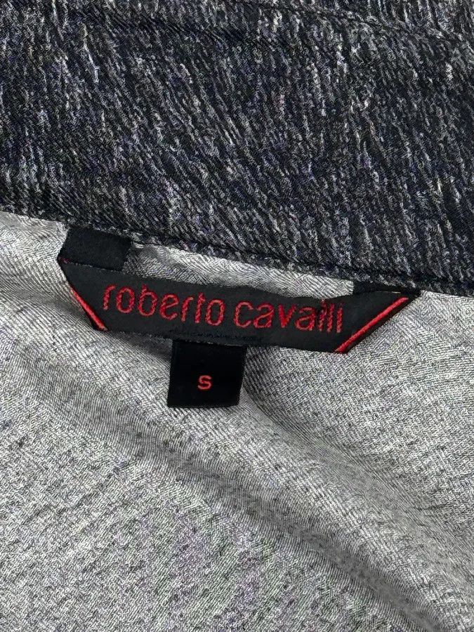 Roberto Cavalli 2000s Roberto Cavalli Grey Abstract Shirt Size US M / EU 48-50 / 2 - 12 Thumbnail