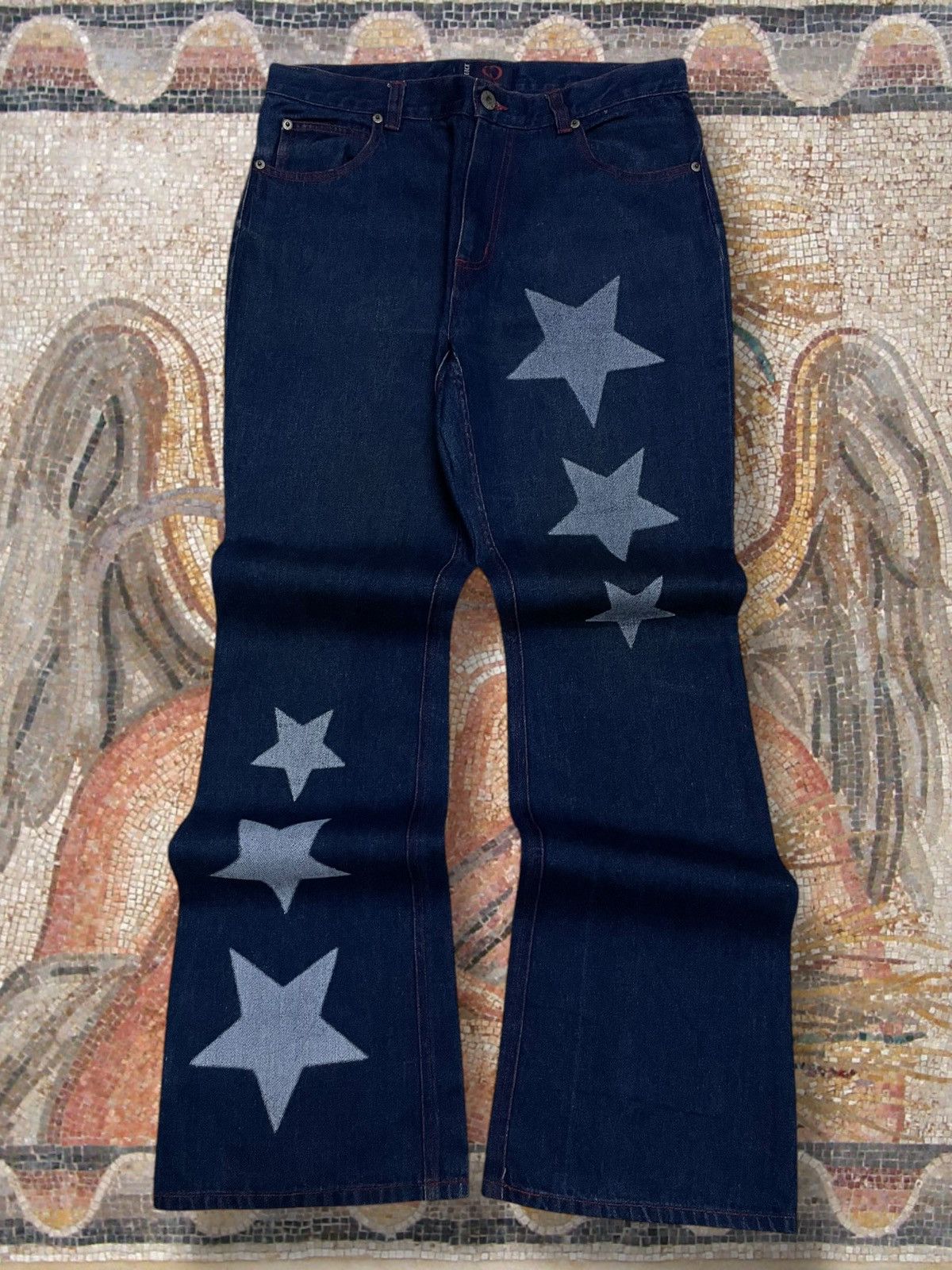 Hysteric Glamour Vintage 1990s Japan Designer QUICK Pop Star Flared Denim Size US 30 / EU 46 - 1 Thumbnail