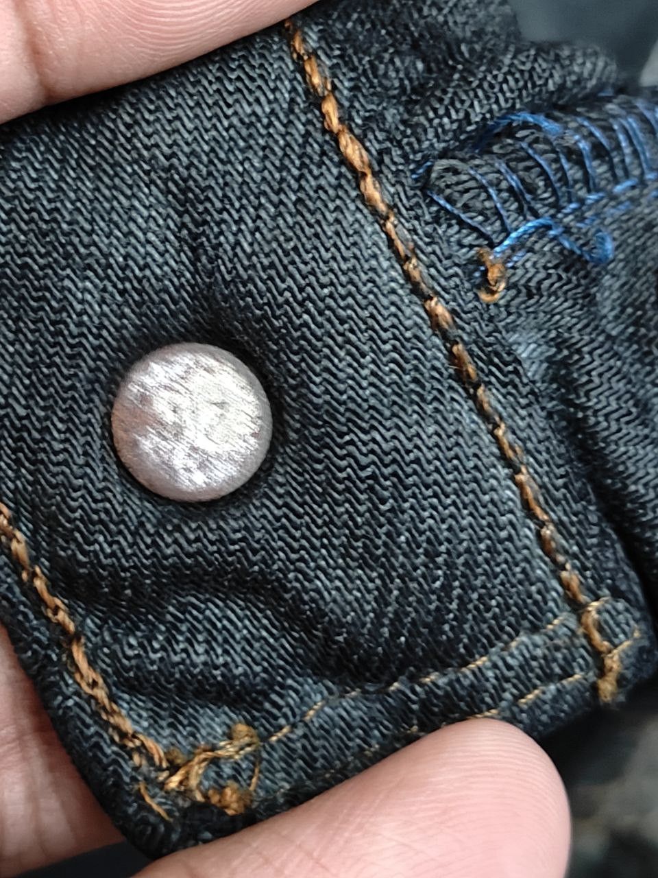 Levi's Thrashed Vintage Levi's 501 Worn Faded Denim Size US 33 - 11 Thumbnail