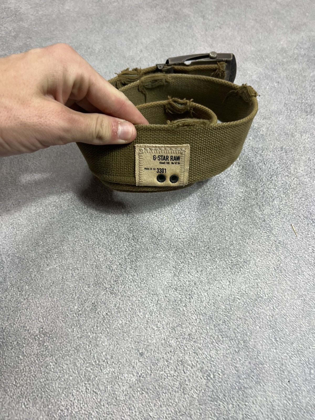 G-Star Vintage Y2K Hype Crazy G-Star Distressed Belt Size ONE SIZE - 5 Thumbnail