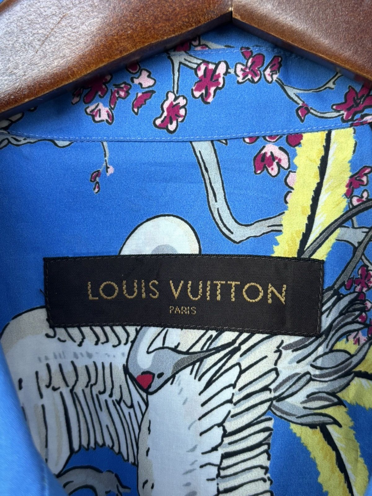 Louis Vuitton Louis Vuitton Crane Hawaii Shirt Size US M / EU 48-50 / 2 - 9 Thumbnail