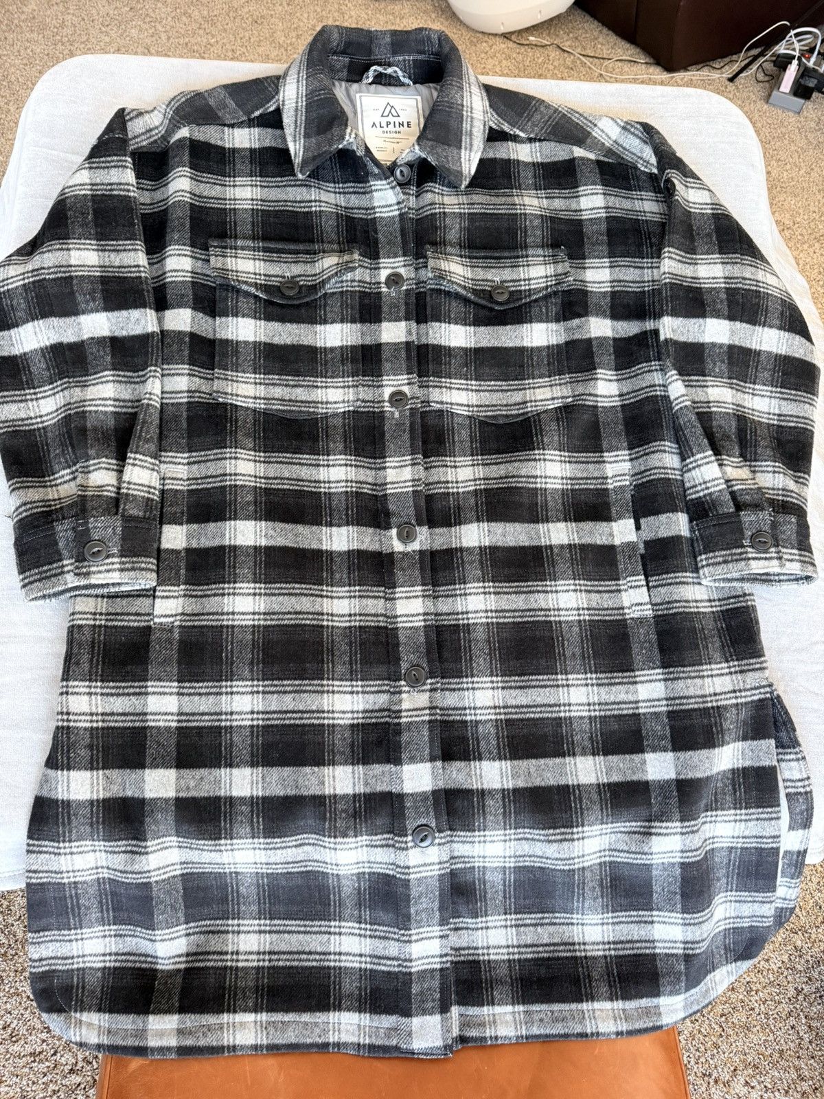 Other Alpine Design Plaid XXL Longline Shacket Size XXL / US 16-18 / IT 52-54 - 1 Thumbnail