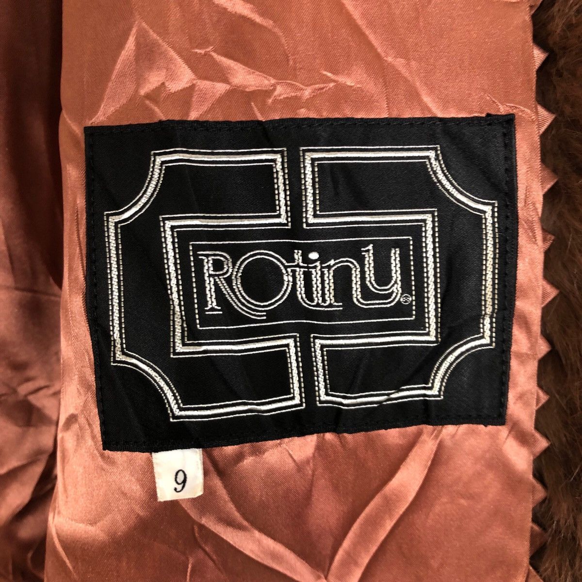 Designer × Vintage Vintage 90s Rotiny Italy Faux Fur Cutaway Duster Overcoat Size M / US 6-8 / IT 42-44 - 5 Thumbnail