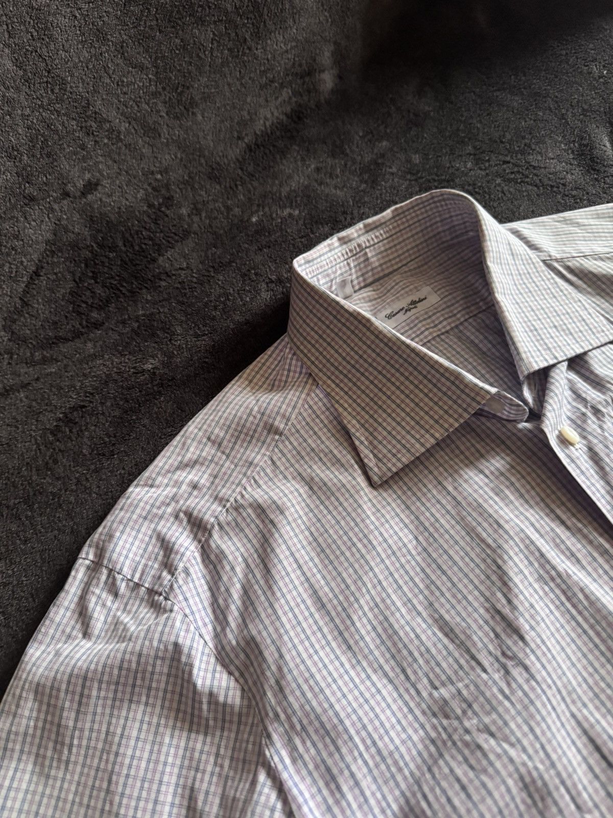 Cesare Attolini Casare Attolini Napoli shirt sleevless cotton Size US M / EU 48-50 / 2 - 2 Thumbnail