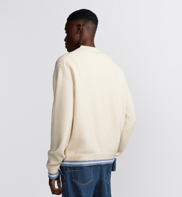 Dior o1w1db10625 Christian Dior Tag Sweater in Beige Size US L / EU 52-54 / 3 - 6 Thumbnail