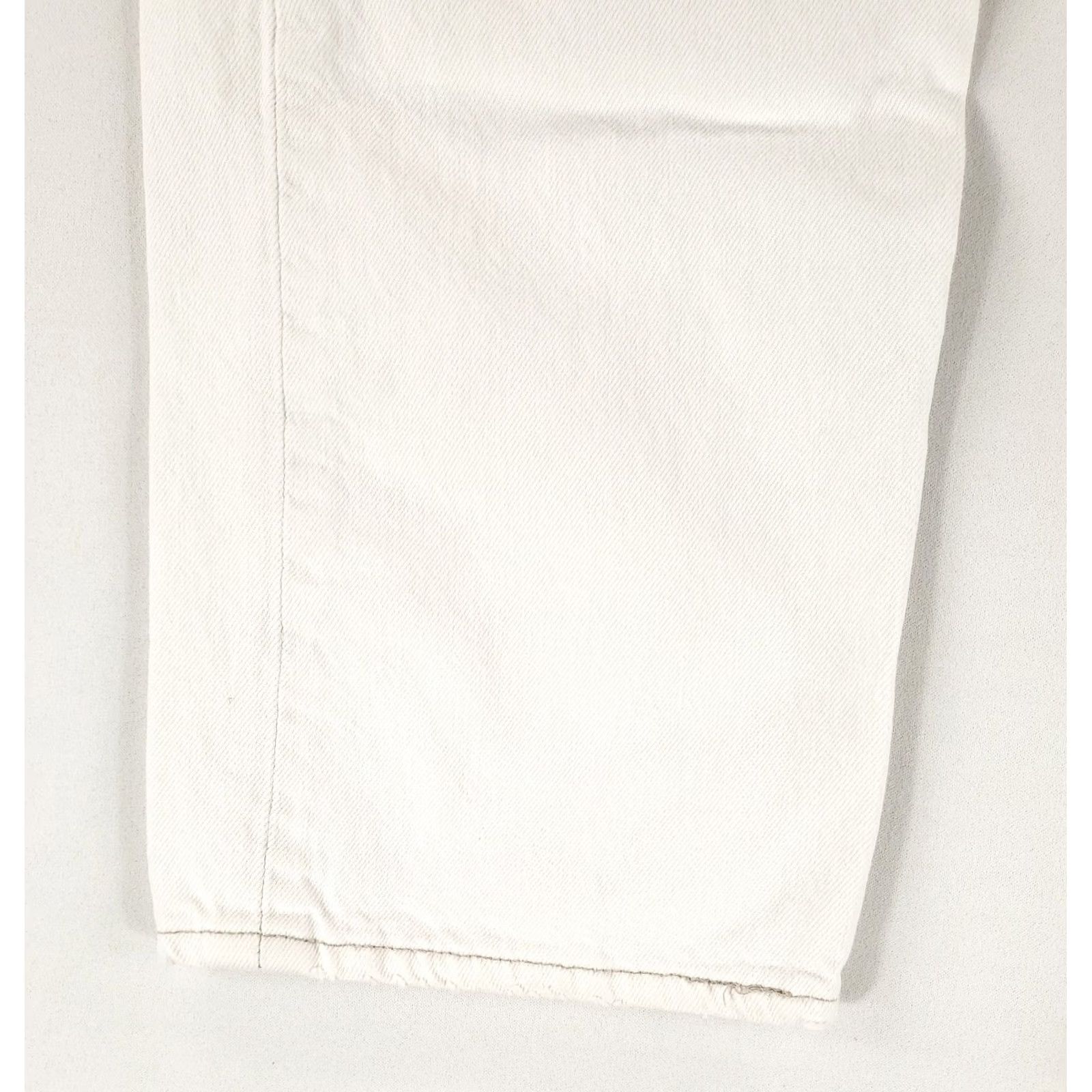 Levi's VINTAGE Levi's 501 Jeans Mens White 34 Regular 30 Inseam Straight 90s Size US 34 / EU 50 - 3 Thumbnail
