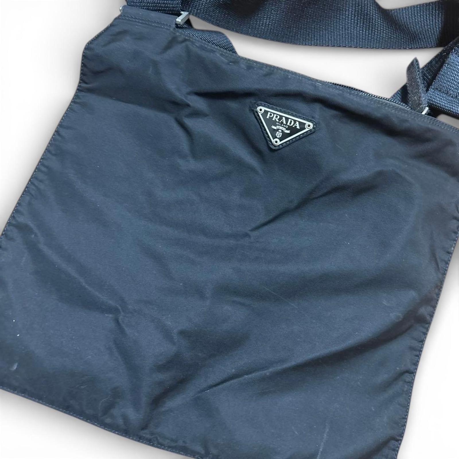Prada Prada - Black Nylon Shoulder Bag Size ONE SIZE - 7 Thumbnail