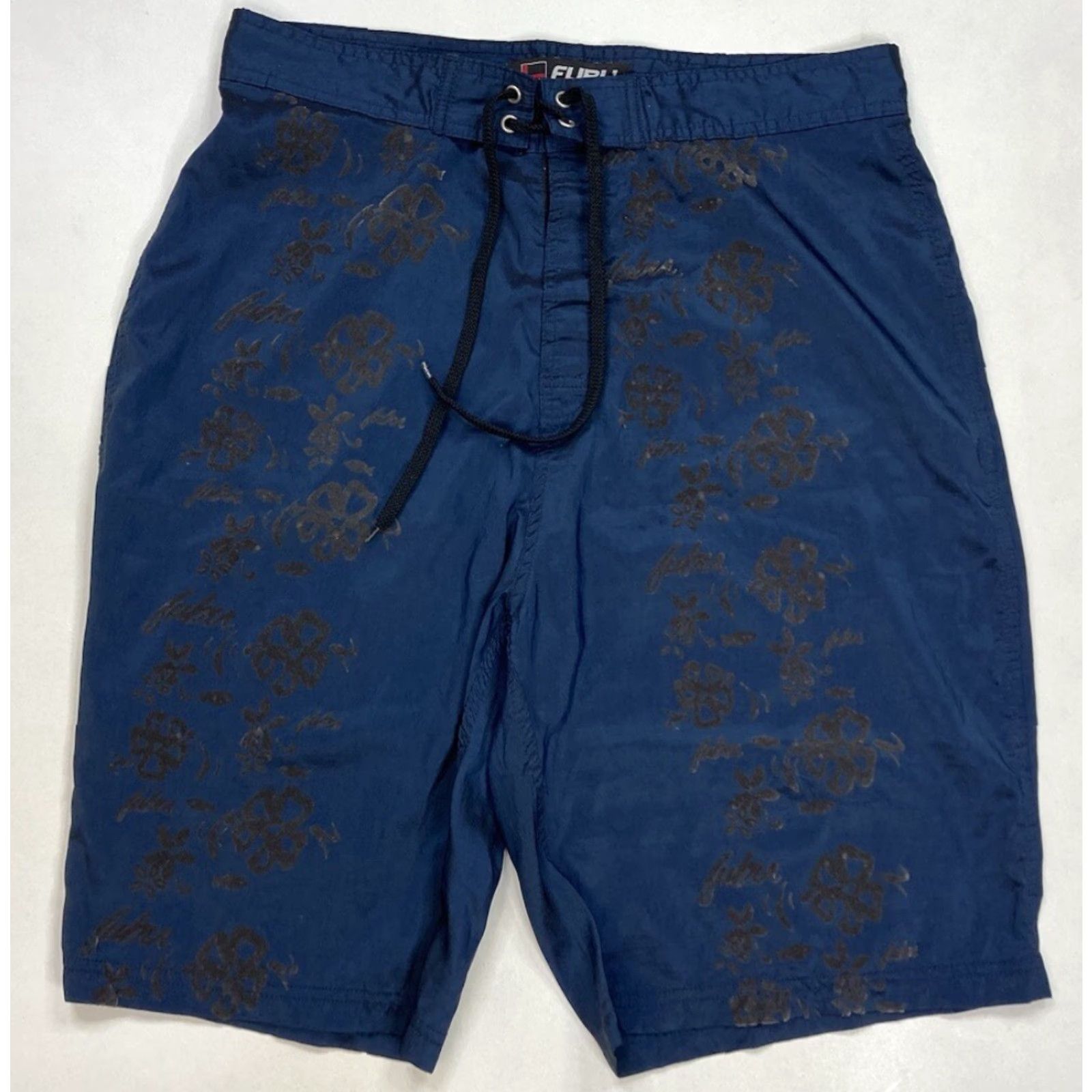 Fubu VINTAGE FUBU Bottom Shirt? No, Board Shorts Men 34 Blue Size US 34 / EU 50 - 2 Thumbnail
