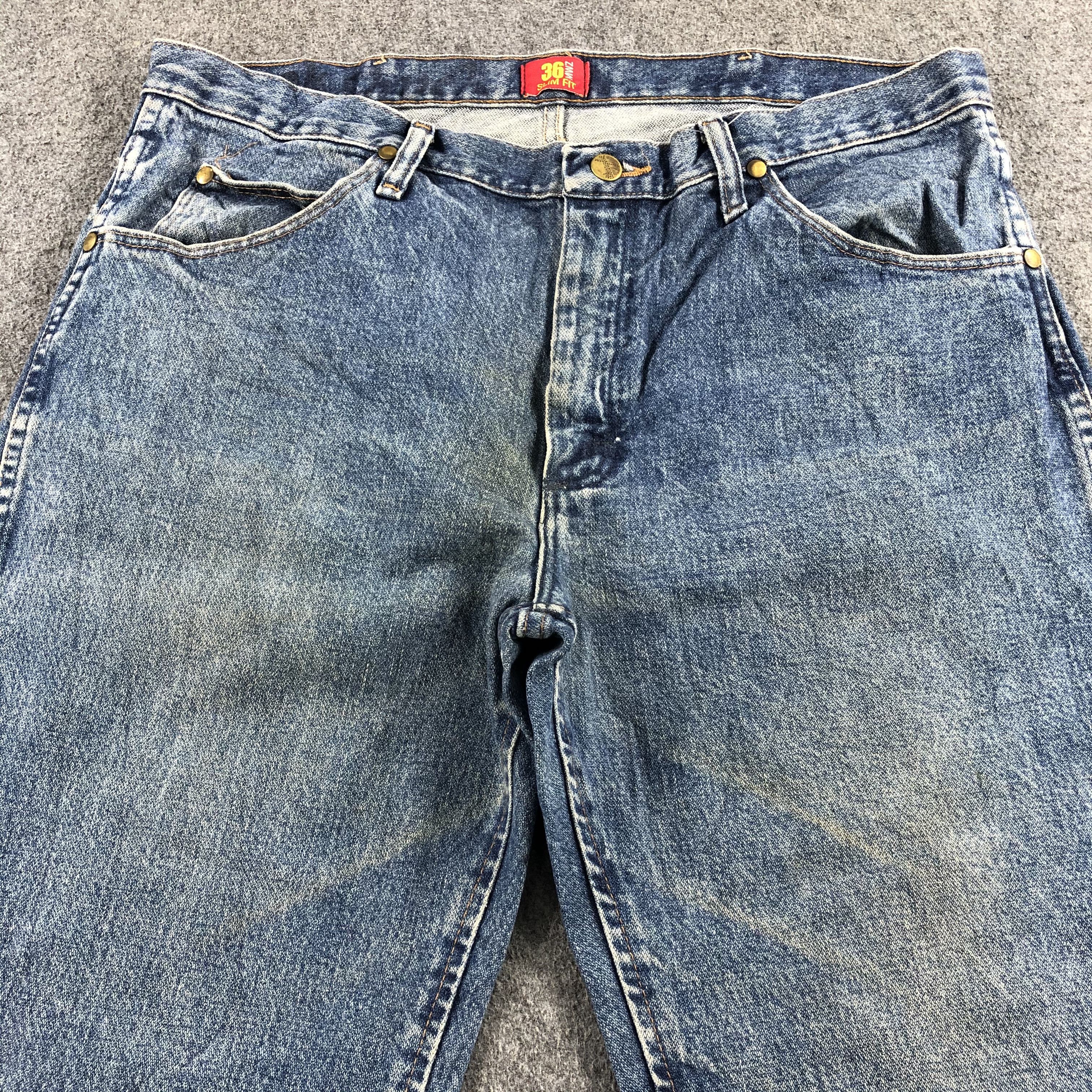 Vintage Vintage Blue Wash Wrangler Jeans-J2102 Size US 36 / EU 52 - 3 Thumbnail