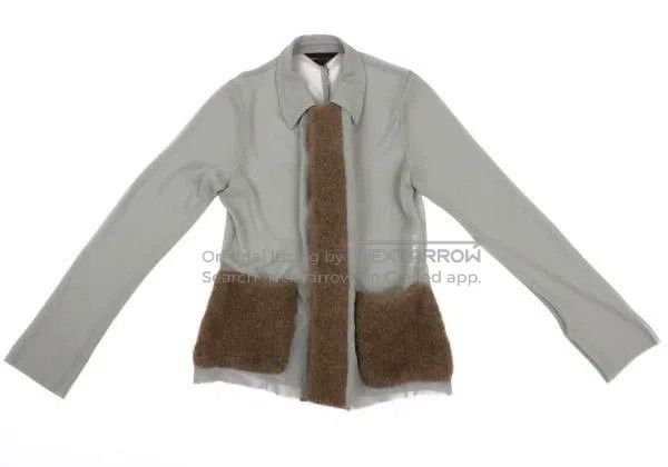 Comme des Garcons Comme Des Garcons Grey vintage fluffy mesh top Size M / US 6-8 / IT 42-44 - 2 Thumbnail