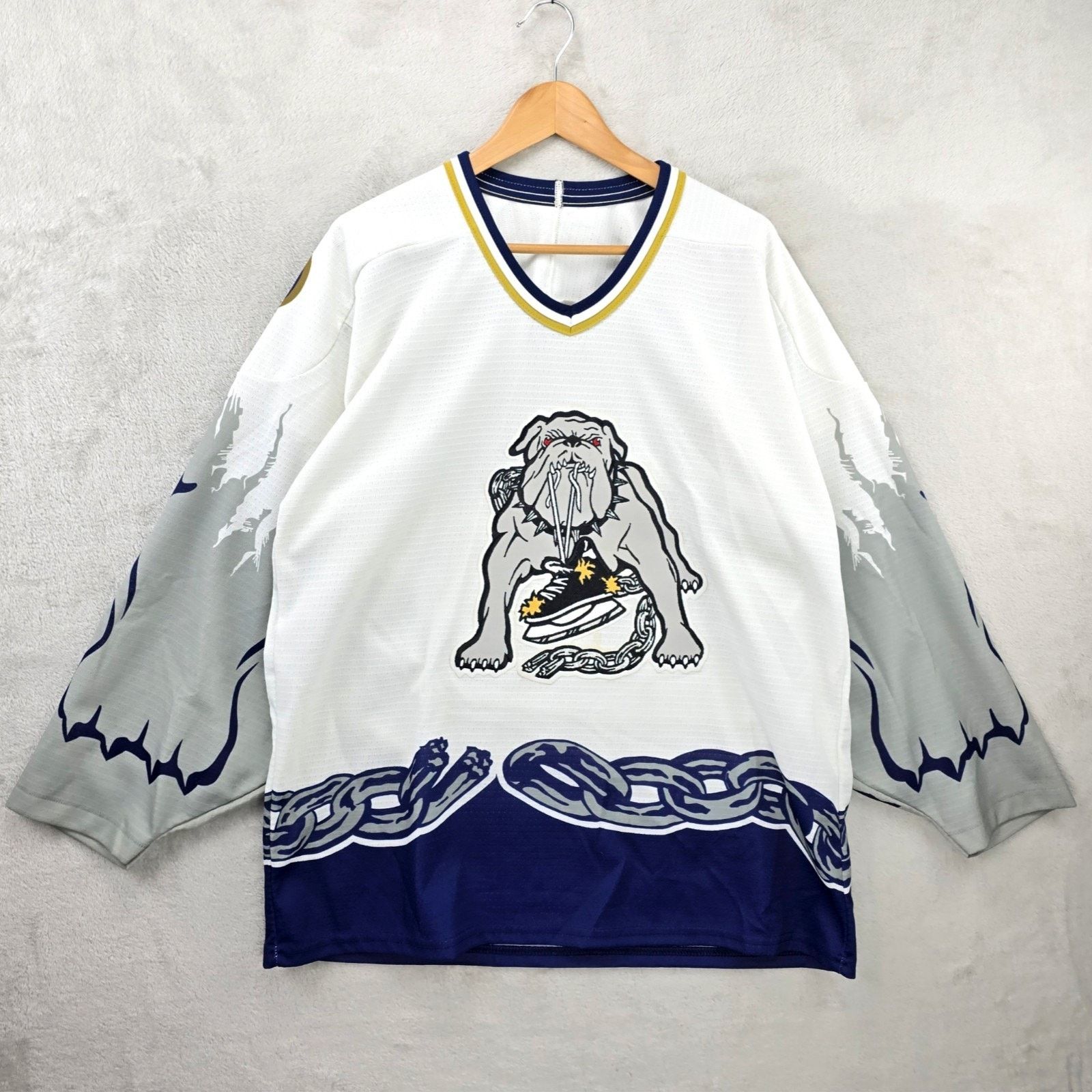 Other Vintage Long Beach Ice Dogs Hockey Jersey Medium Autographed Size US M / EU 48-50 / 2 - 1 Thumbnail